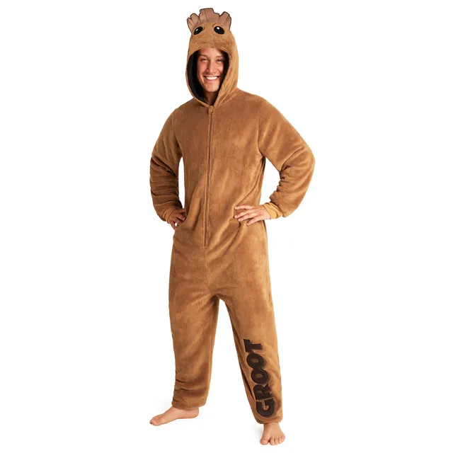 marvel-groot-grenouill-re-homme-polaire-capuche-taille-m image 1