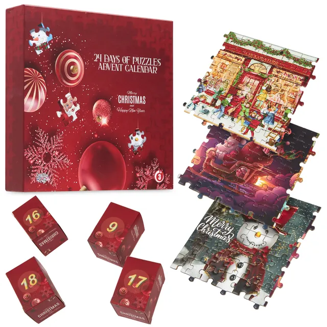 kreativekraft-puzzle-calendrier-de-l-avent-2025-24-puzzles-enfant image 1