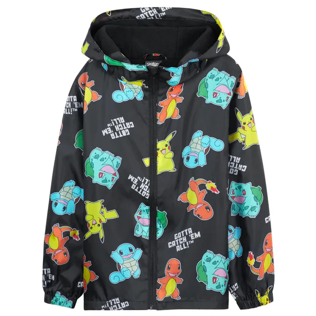 pokemon-veste-pluie-enfant-polaire-4-14-ans-pikachu image 1