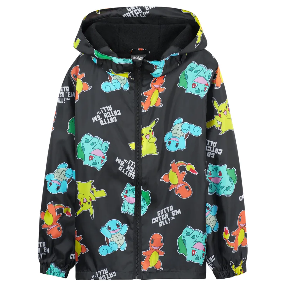 pokemon-veste-pluie-enfant-polaire-4-14-ans-pikachu image 1