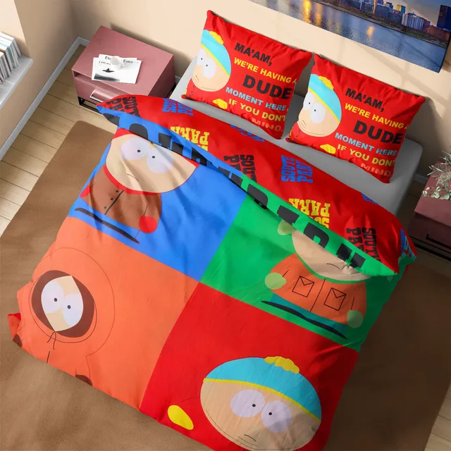 south-park-housse-couette-double-r-versible-multi image 1