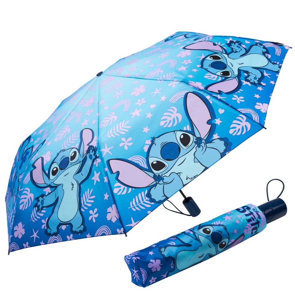 disney-stitch-parapluie-pliable-t-lescopique-enfant-adulte image 1