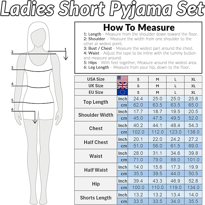citycomfort-pyjama-femme-coton-boutonn-noir-taille-m image 3