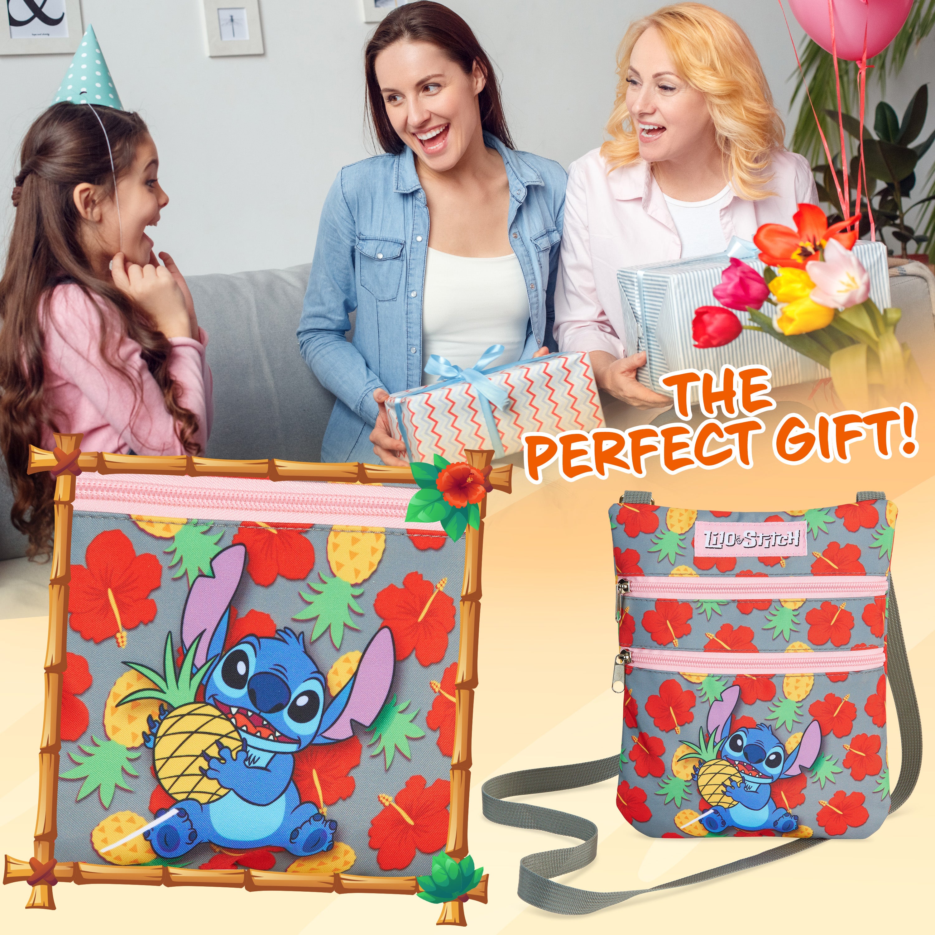 disney-stitch-sac-bandouli-re-fille-sangle-r-glable image 2