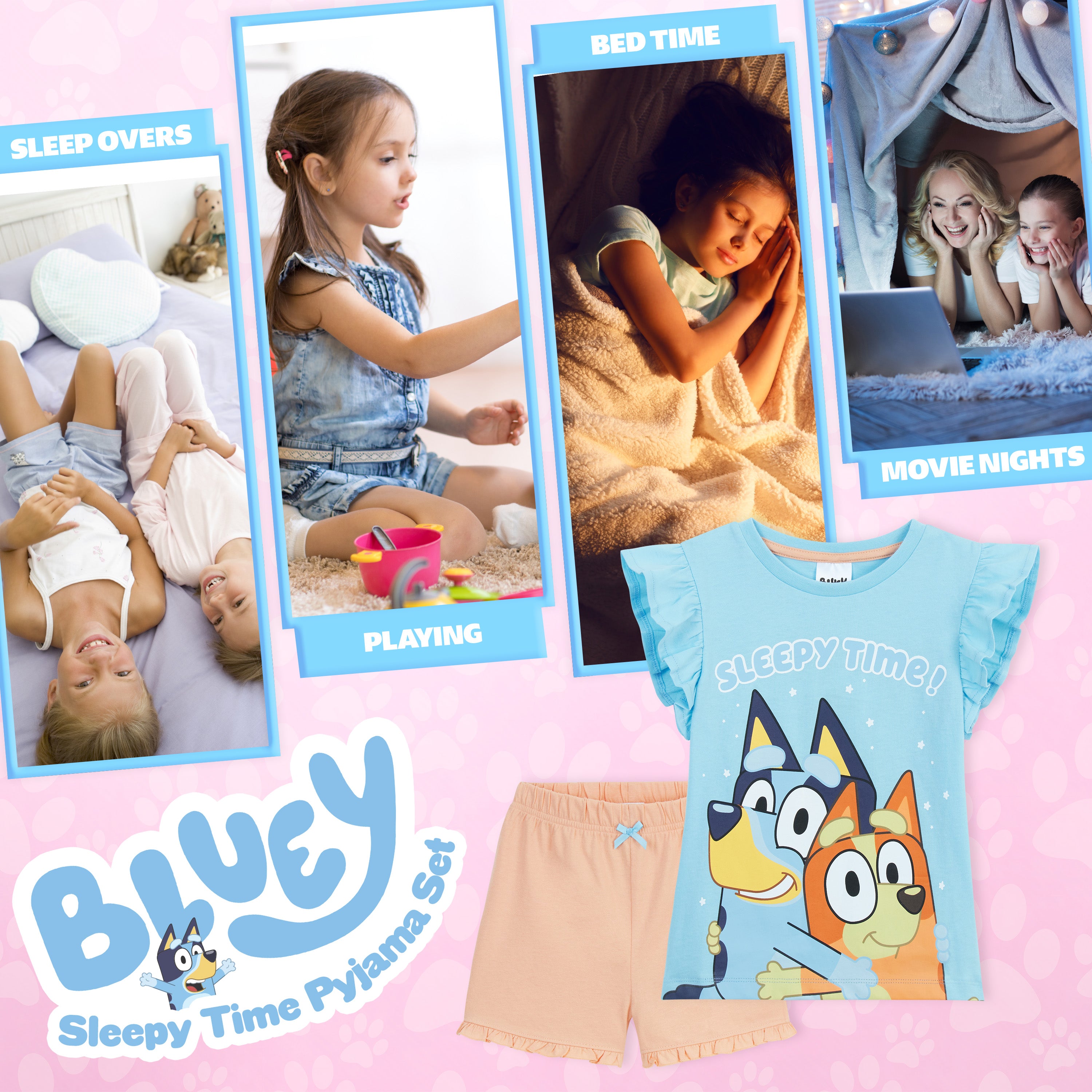 bluey-pyjama-short-fille-t-2-pi-ces-5-6-ans image 4