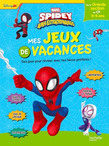 marvel-spidey-cahier-jeux-vacances-2026-grande-section-au-cp image 2