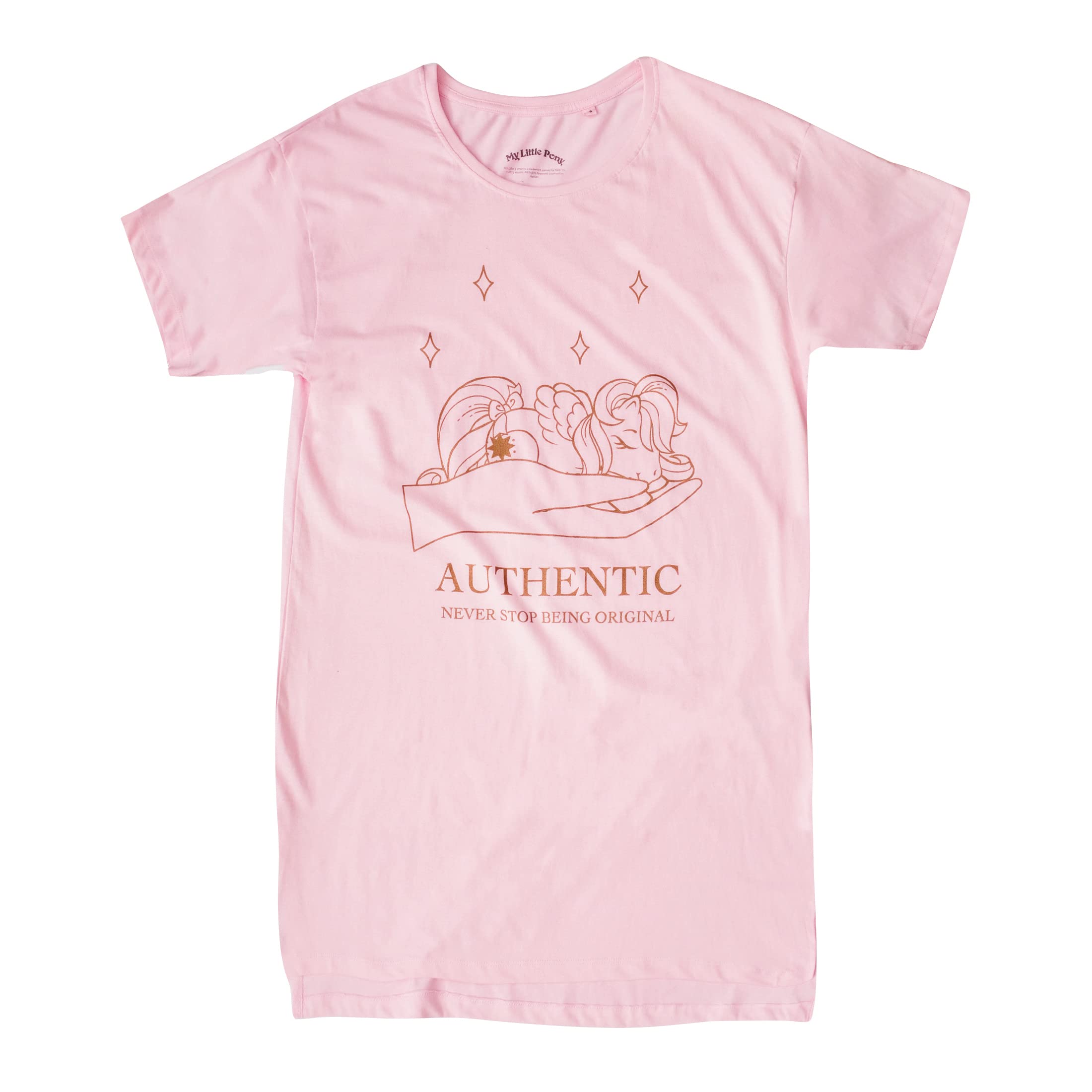 my-little-pony-t-shirt-de-nuit-femme-rose-clair-s image 1