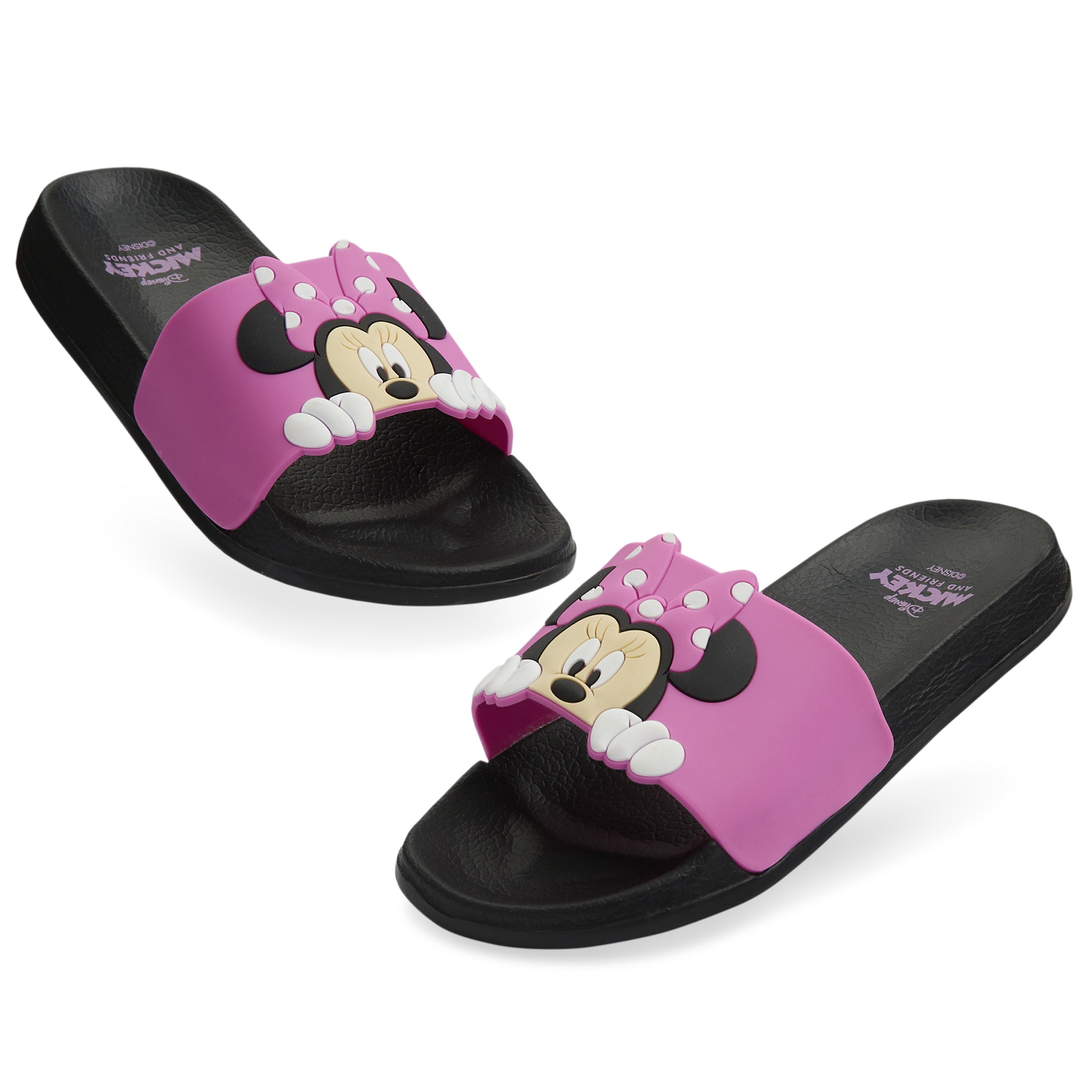 disney-minnie-claquettes-piscine-fille-rose image 1