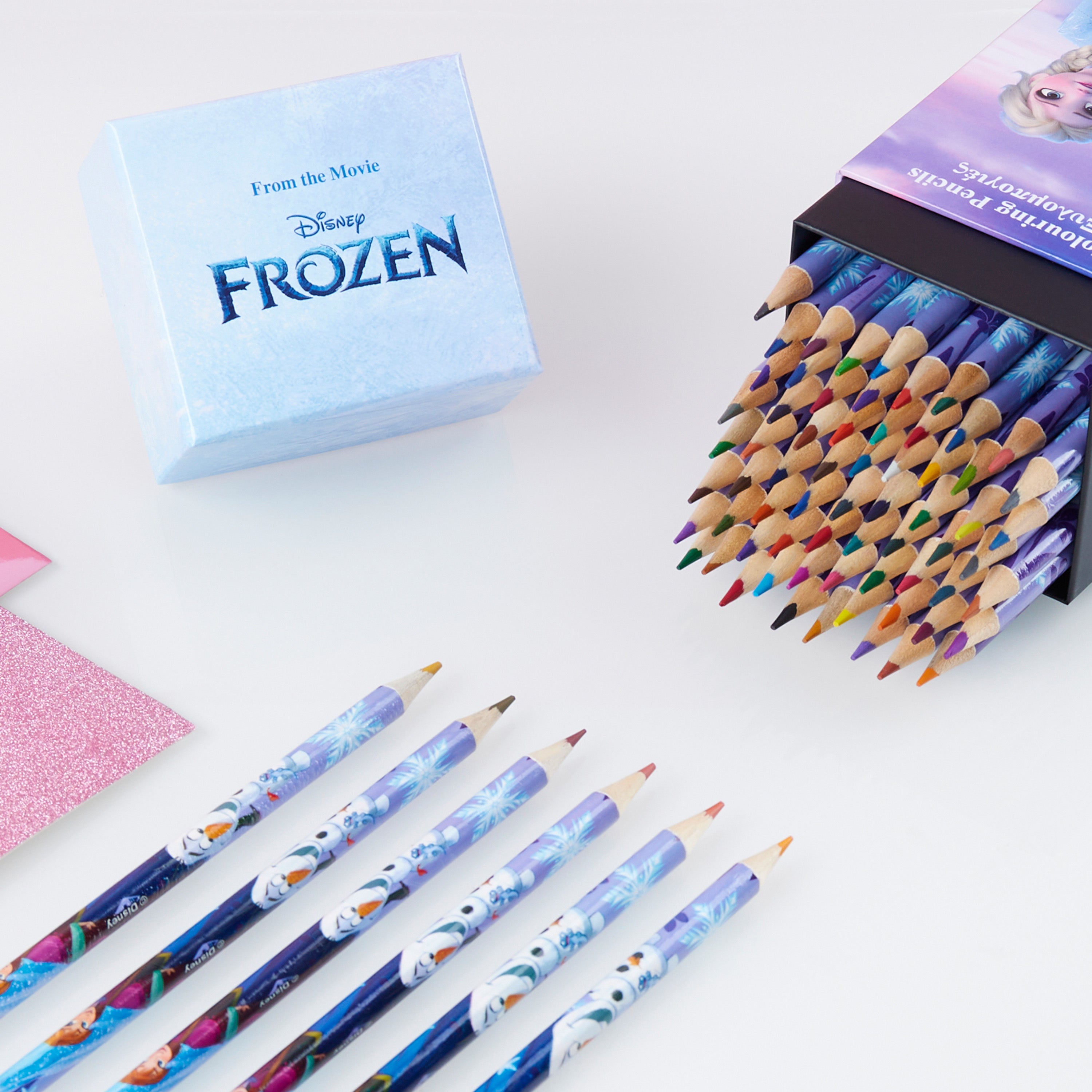 disney-reine-des-neiges-crayons-couleur-enfant-bo-te-72-lilas image 2
