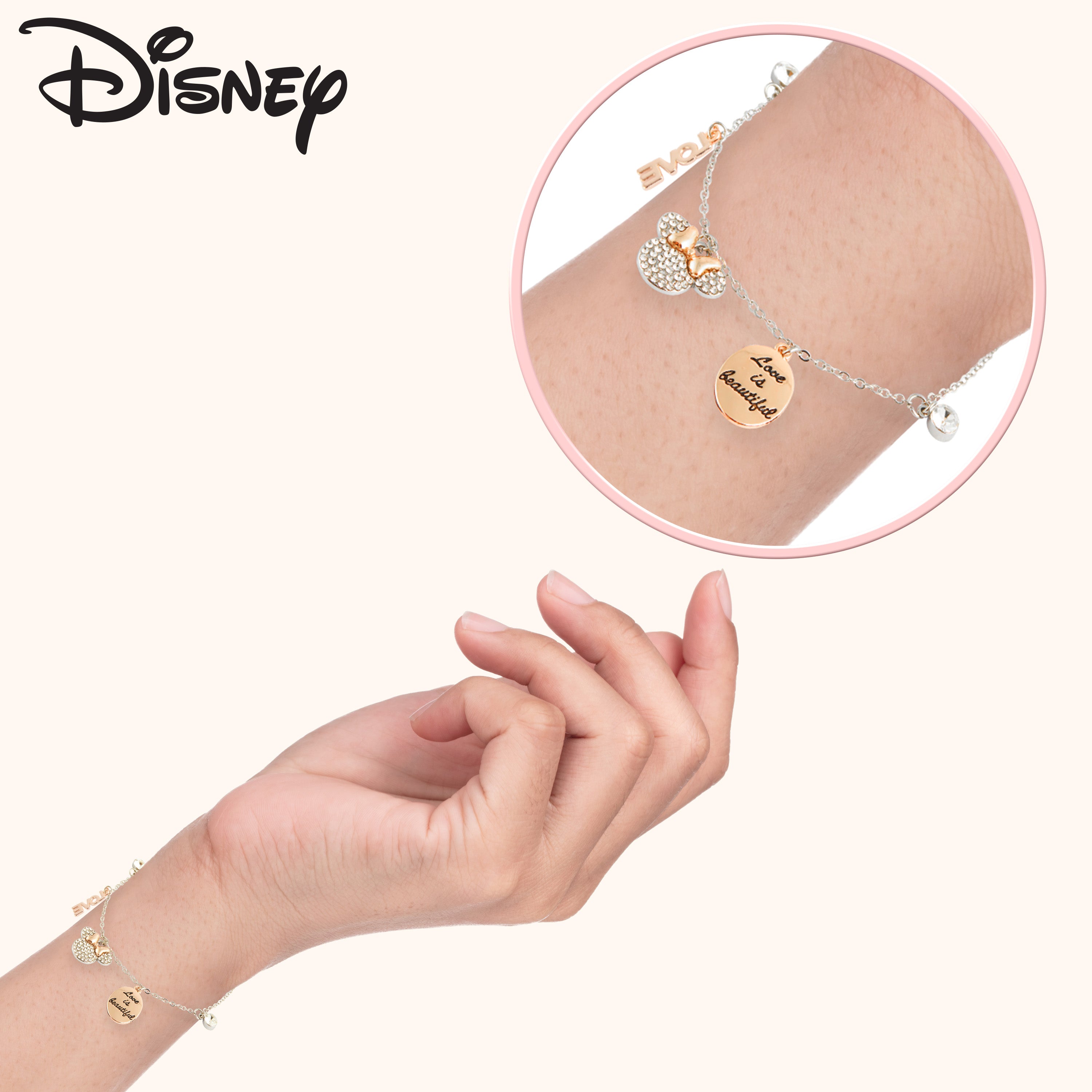 get-trend-disney-minnie-bracelet-fille-m-tal-dor image 5