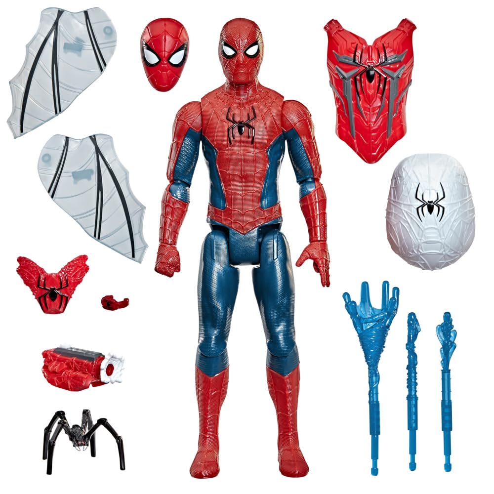 marvel-titan-series-brand-new-day-figurine-spider-man-29-cm-12-accessoires image 1