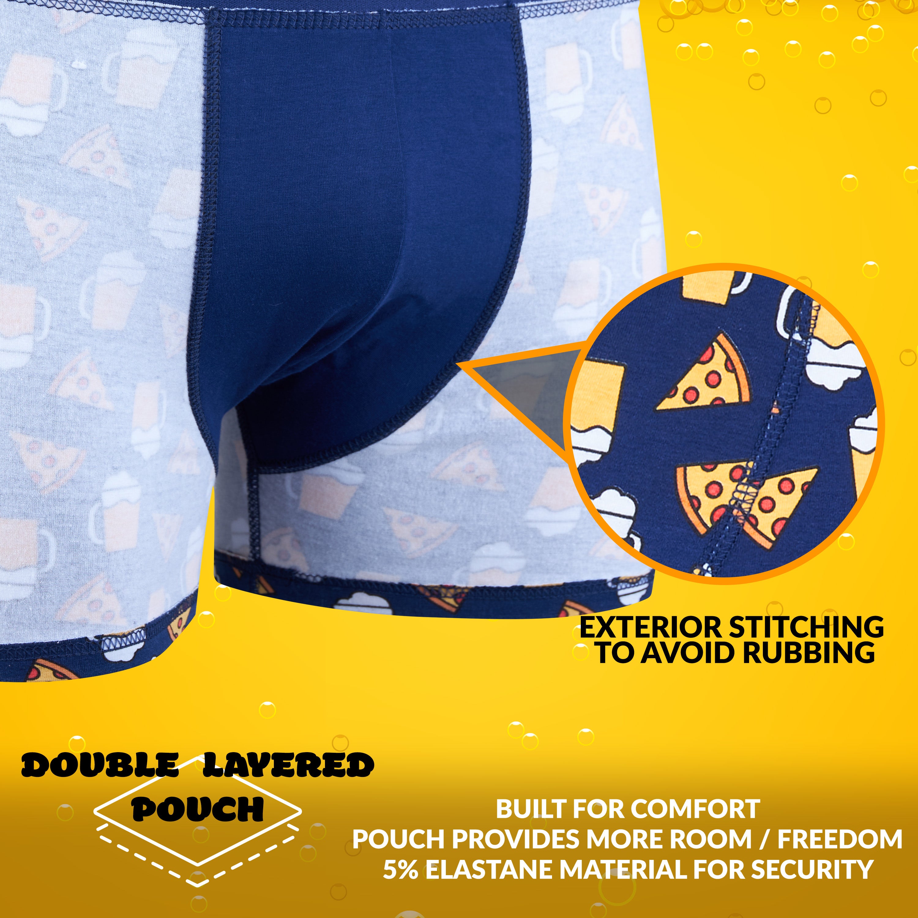 citycomfort-pizza-beer-boxer-homme-chaussettes-coffret-coton-l image 6