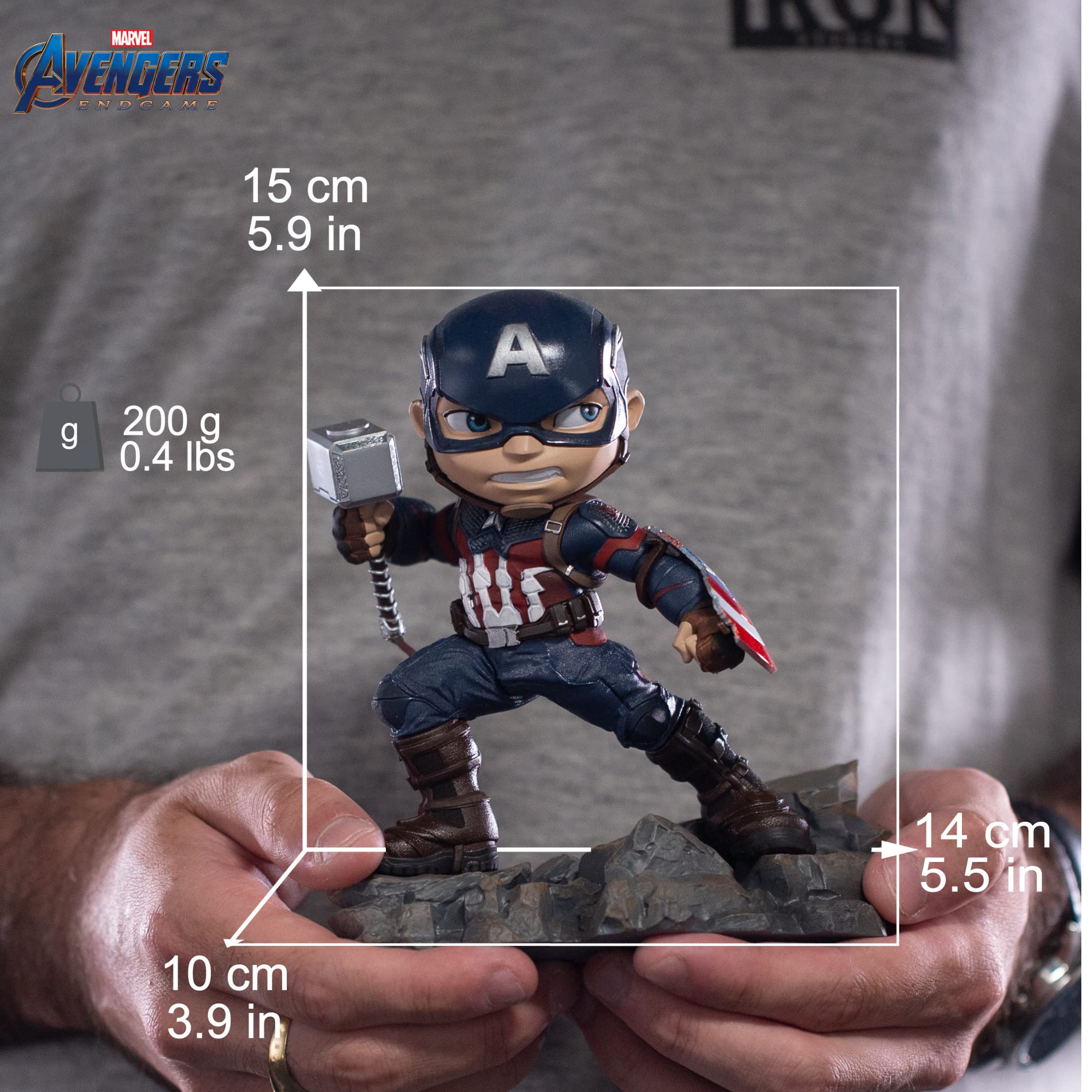 iron-studios-minico-captain-america-statue-endgame-15-cm image 6