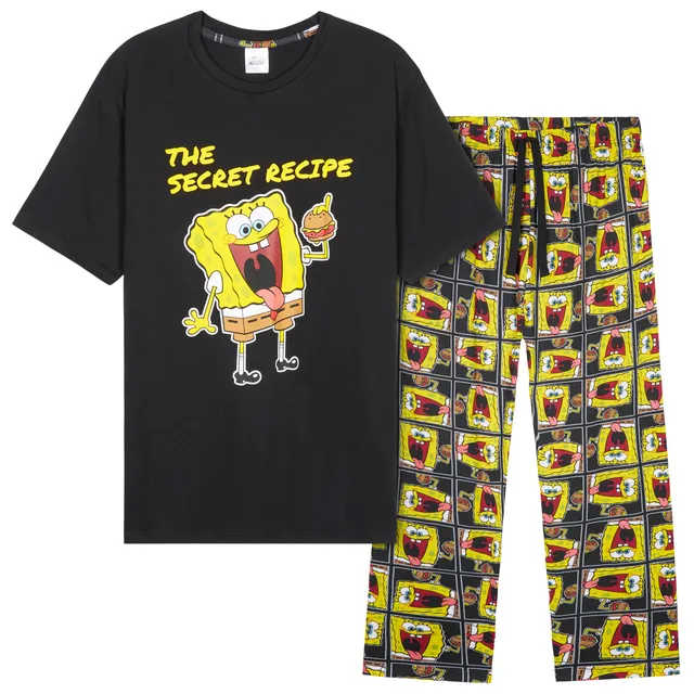 bob-l-ponge-pyjama-homme-t-shirt-pantalon-coton image 1