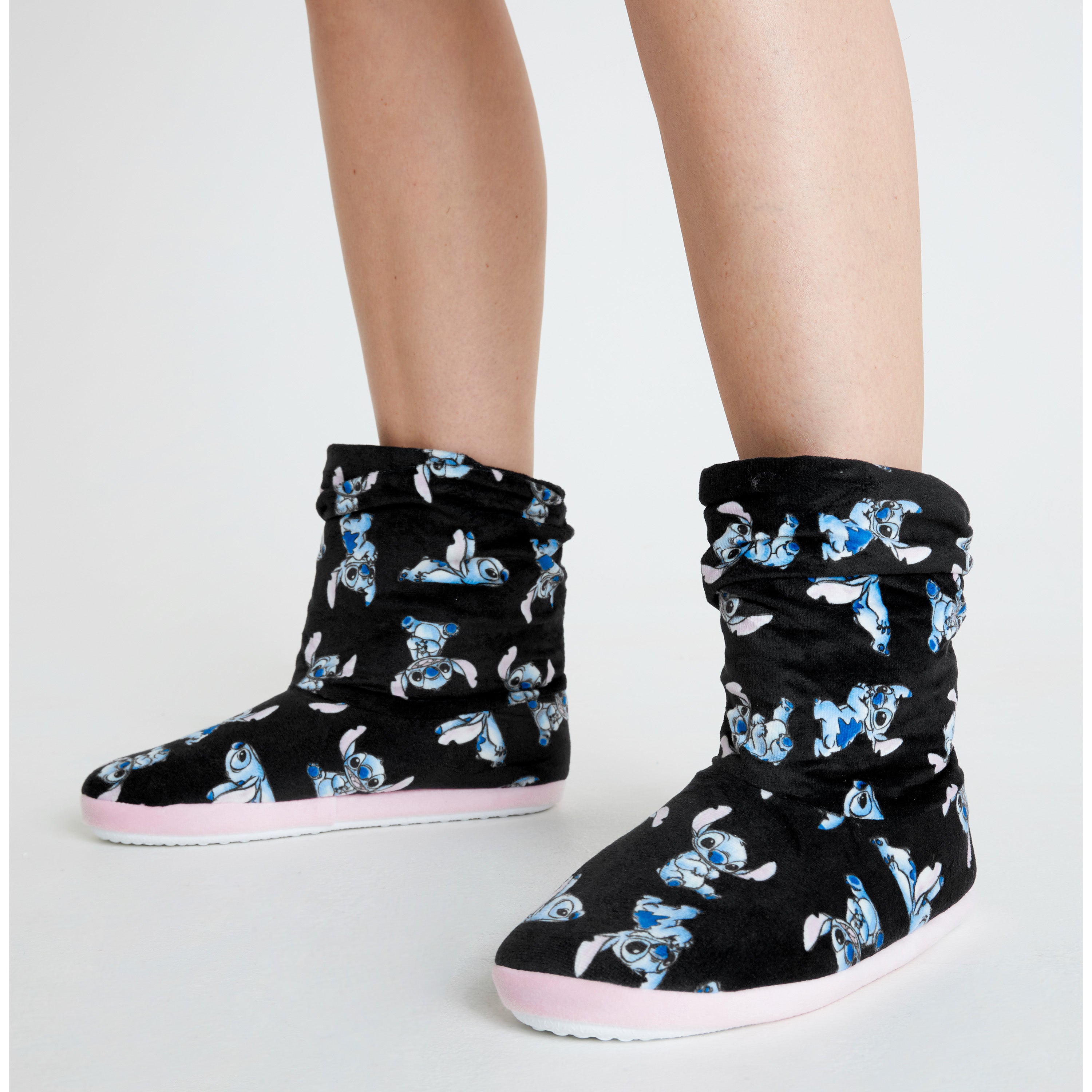 disney-stitch-chaussons-bottes-femme-peluche-bleue-chaud image 5