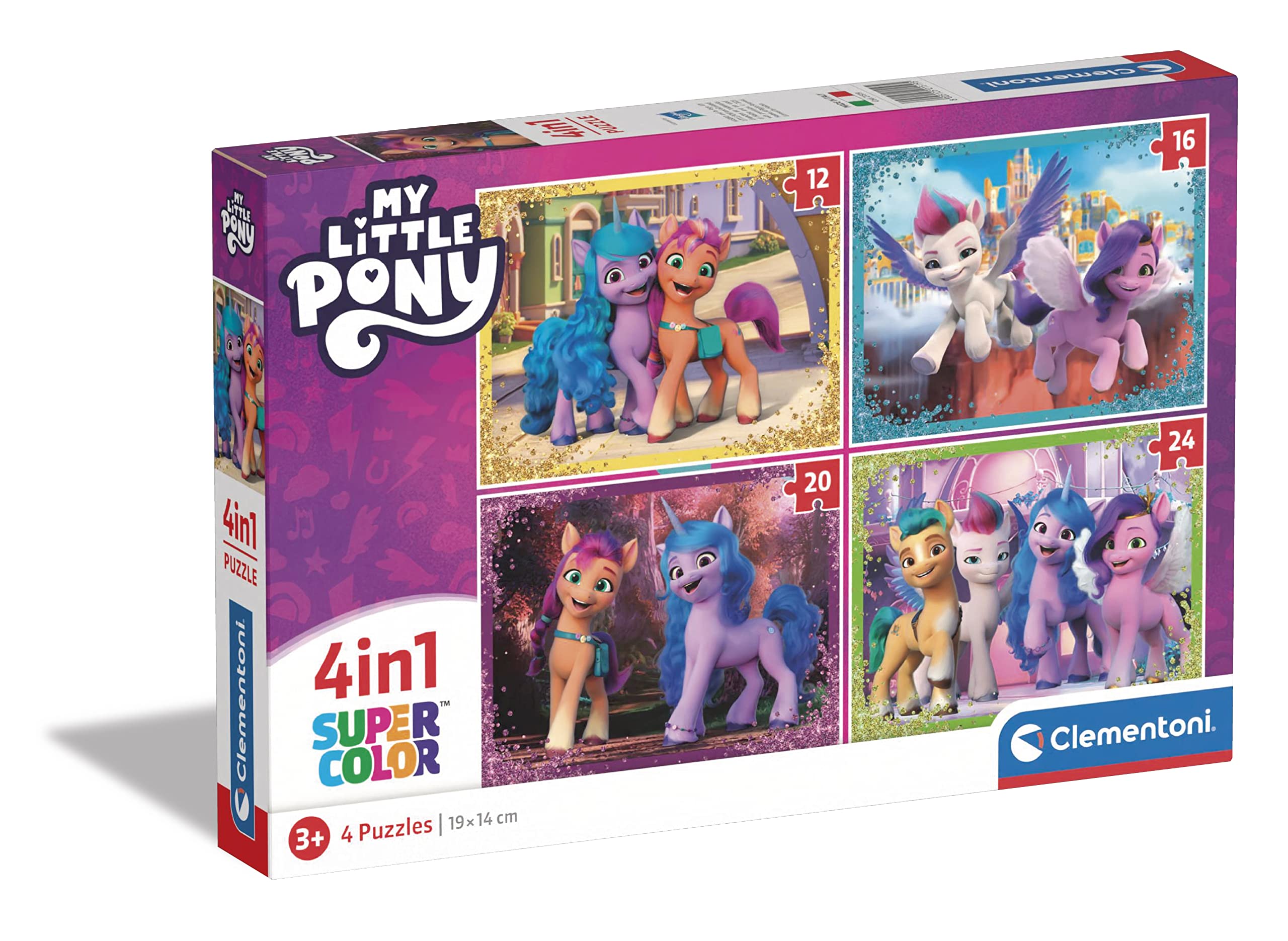 clementoni-my-little-pony-puzzle-4-en-1-enfant-3-ans image 1