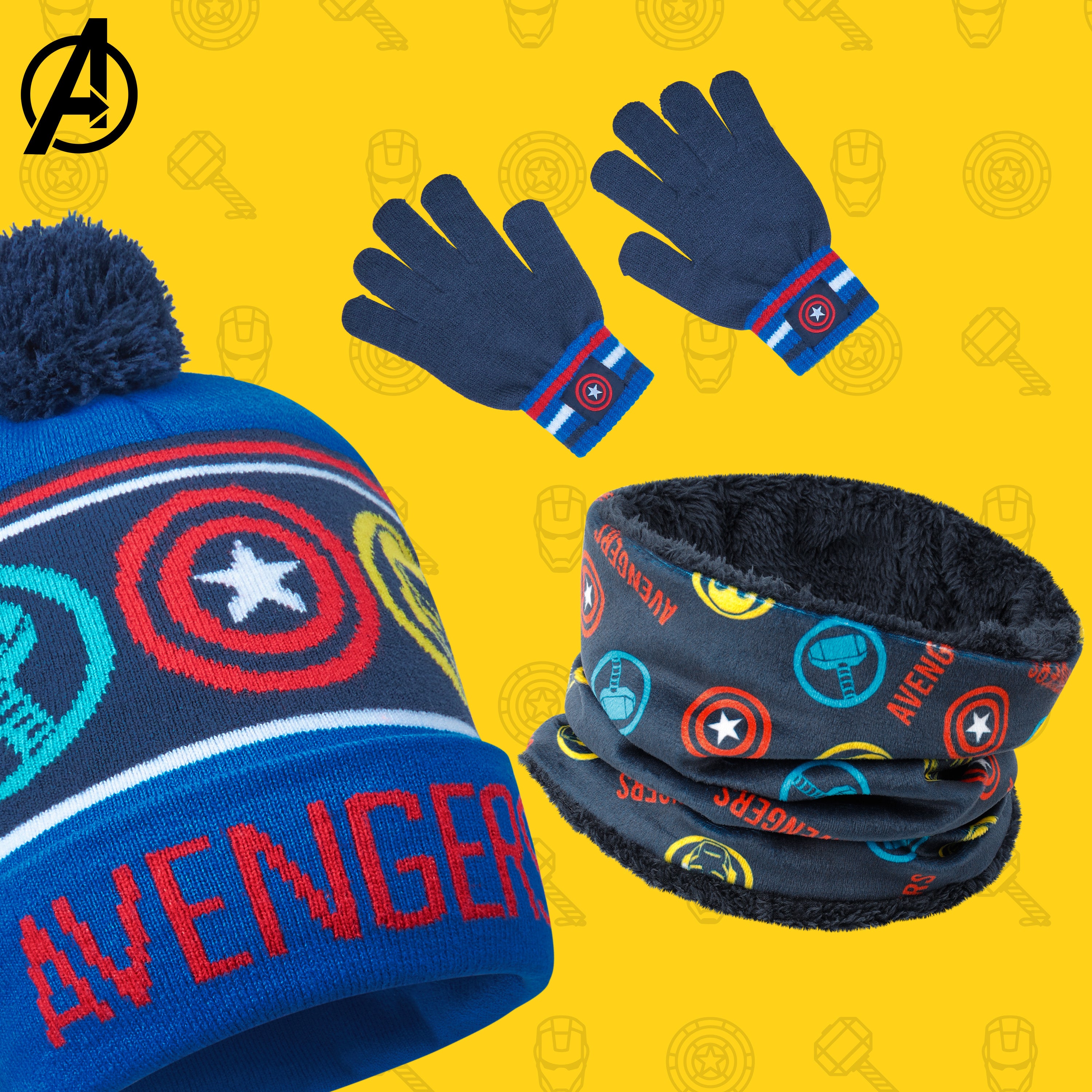 marvel-avengers-ensemble-hiver-gar-on-bonnet-charpe-gants image 3
