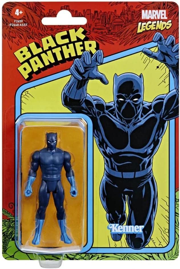 marvel-legends-retro-black-panther-figurine-9-5-cm-articul-e image 3