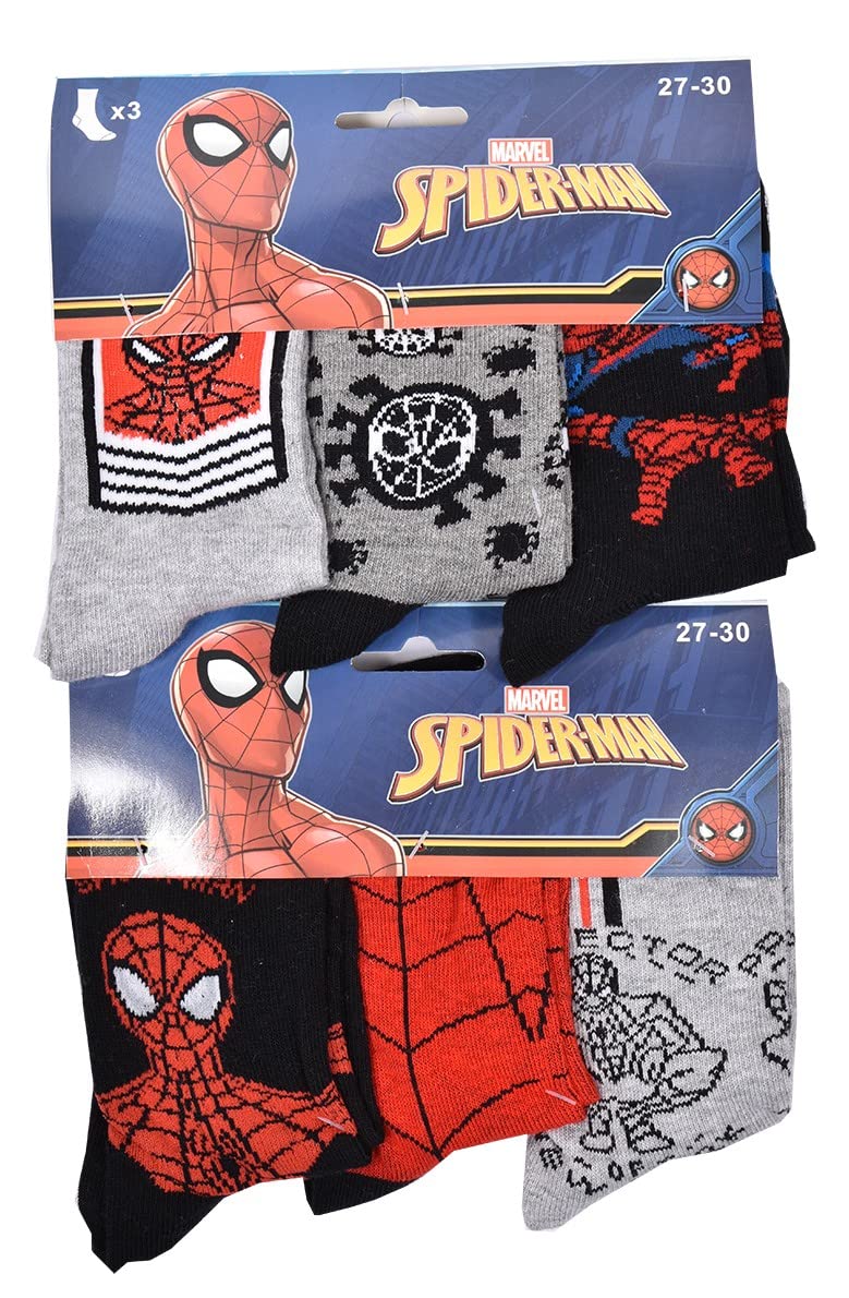 ozabi-spider-man-chaussettes-gar-on-coton-lot-surprise image 3