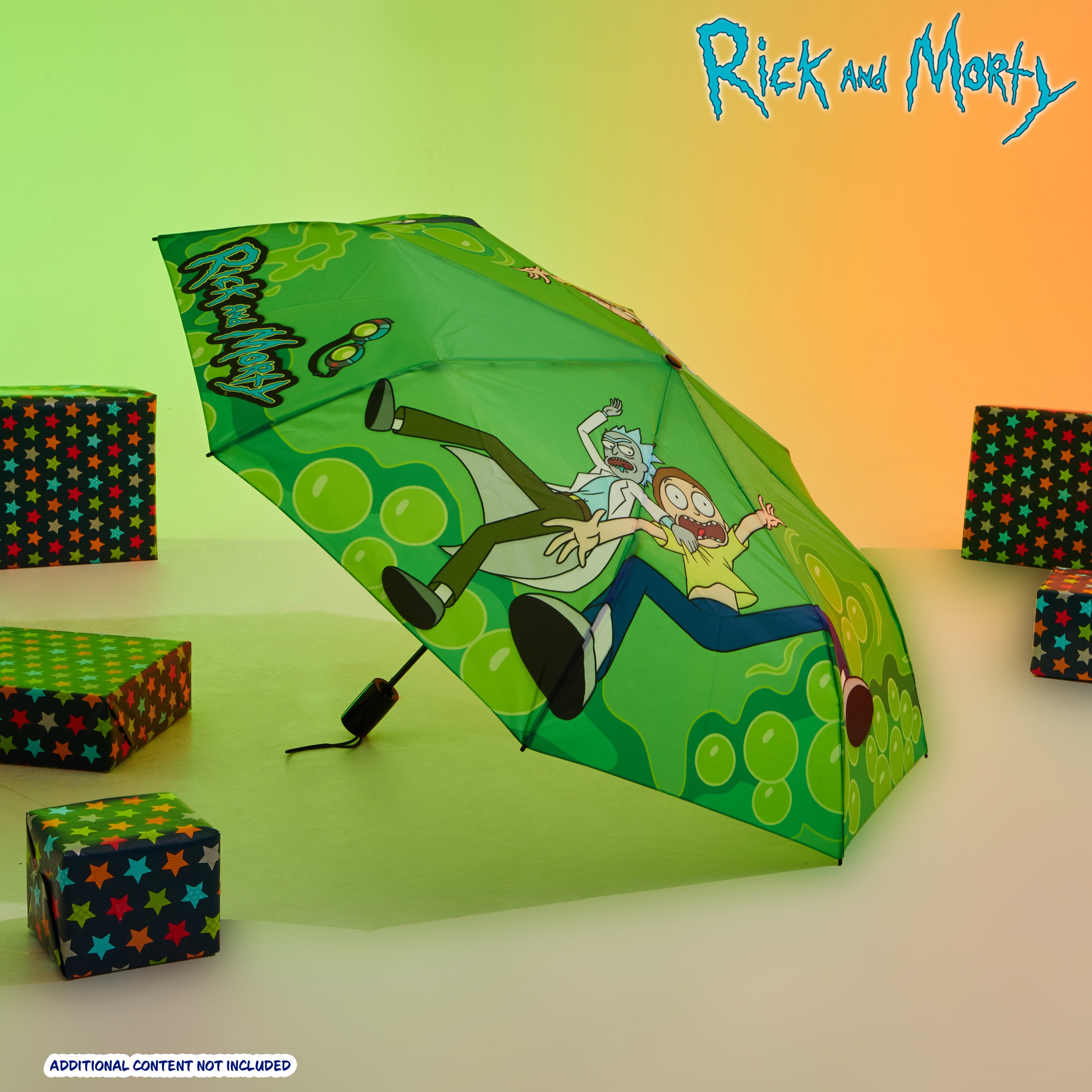 rick-and-morty-parapluie-pliant-t-lescopique-compact-adulte image 2