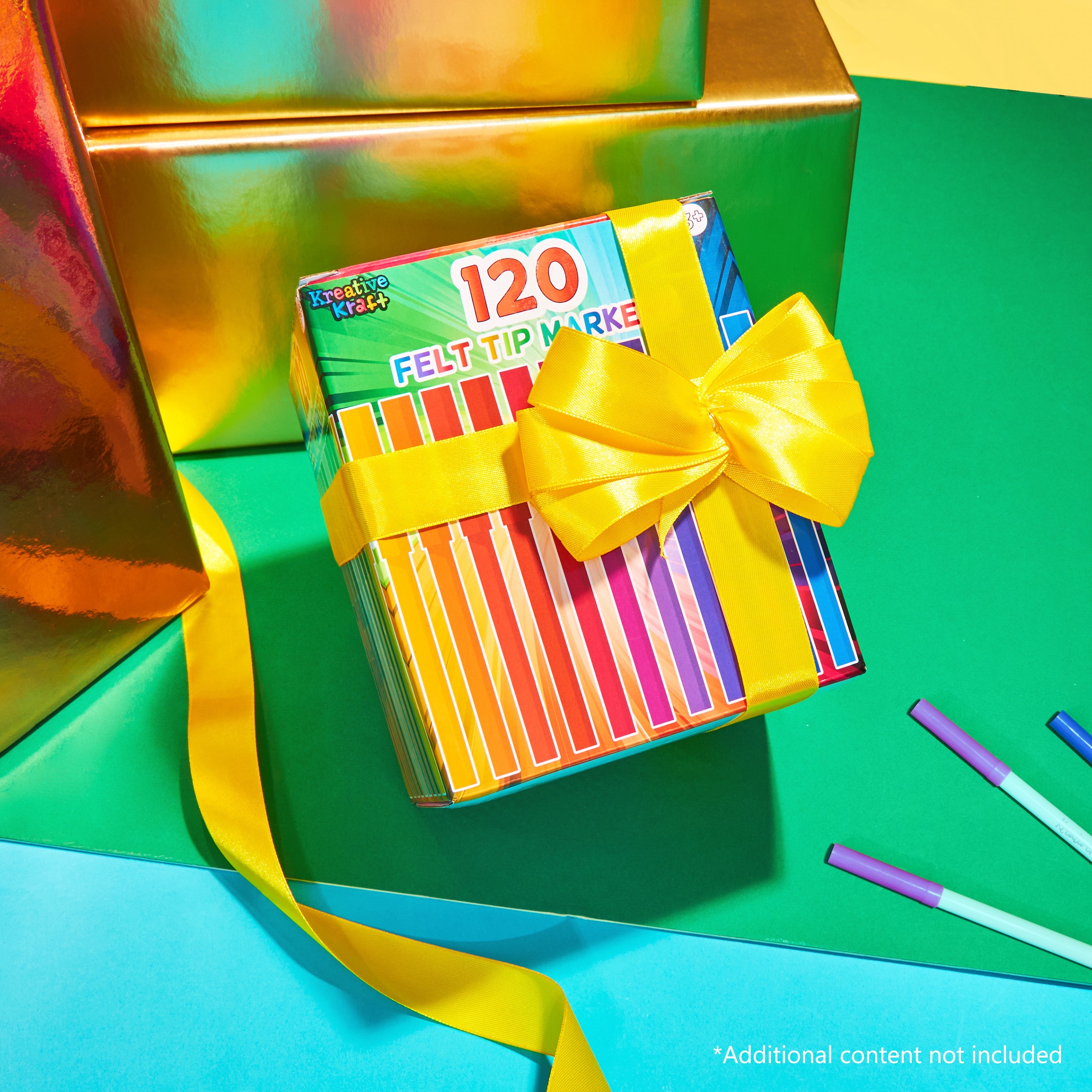 kreativekraft-school-supplies-lot-120-feutres-coloriage-lavables image 2