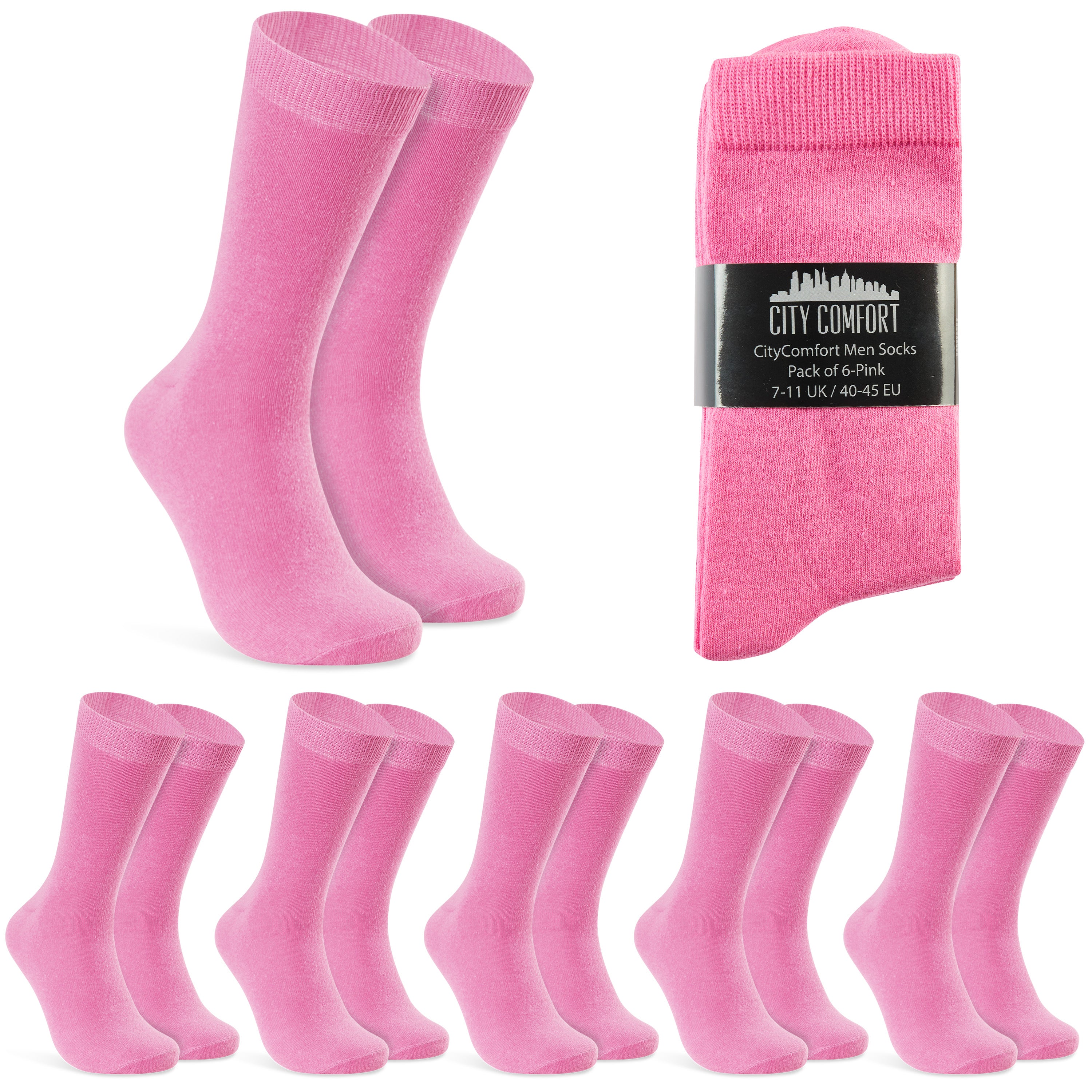 citycomfort-chaussettes-homme-coton-lot-de-6-respirantes image 7