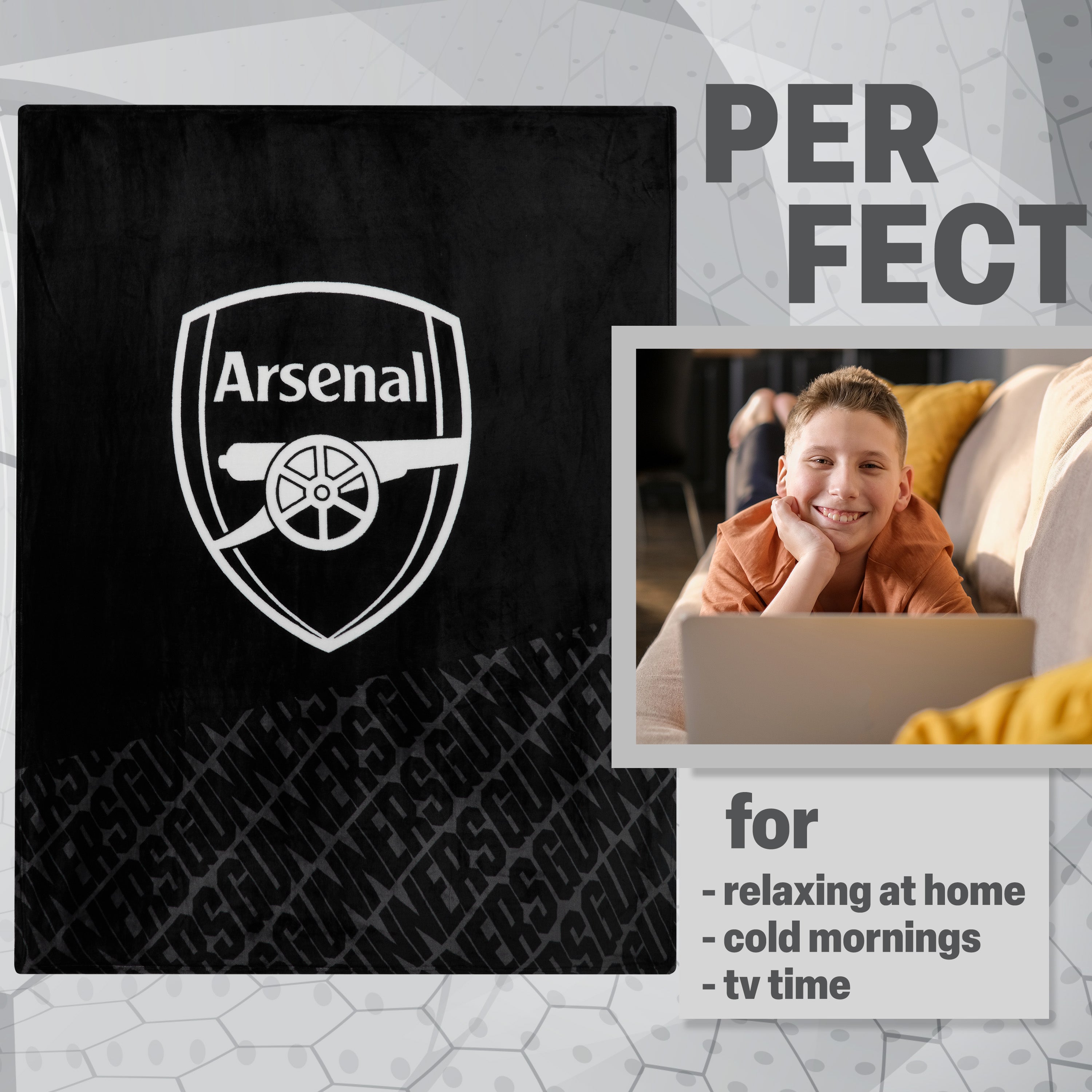 arsenal-fc-plaid-polaire-125x150-cm-couverture-canap-supporter image 3