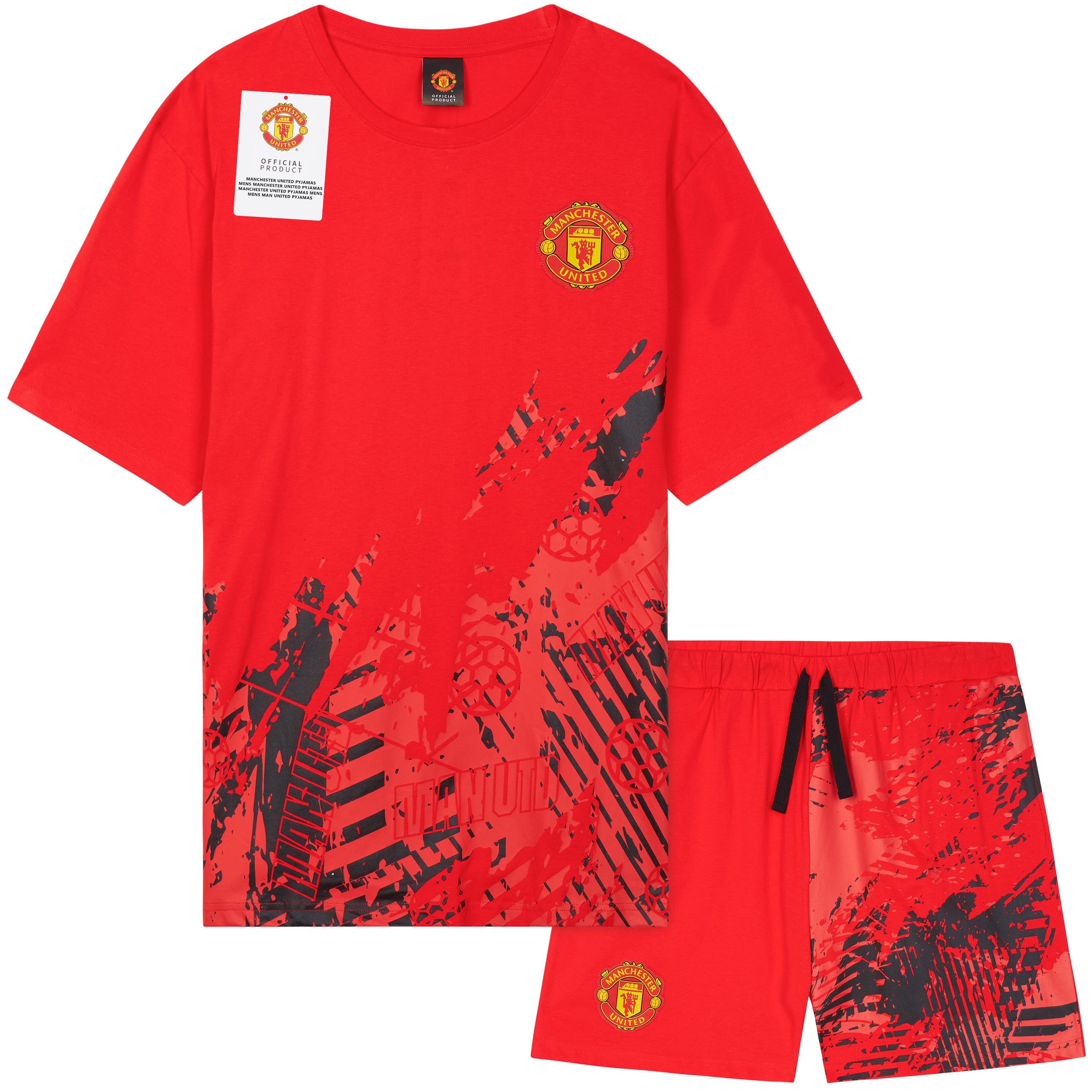 get-trend-pyjama-homme-court-foot-ensemble-t image 1