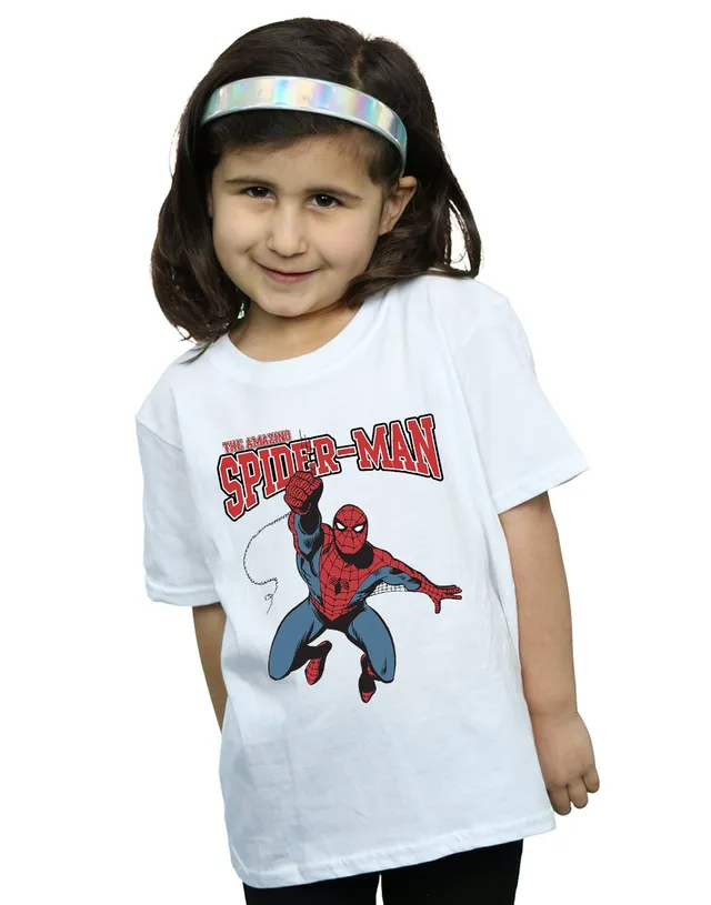 marvel-spider-man-leap-t-shirt-fille-coton image 1