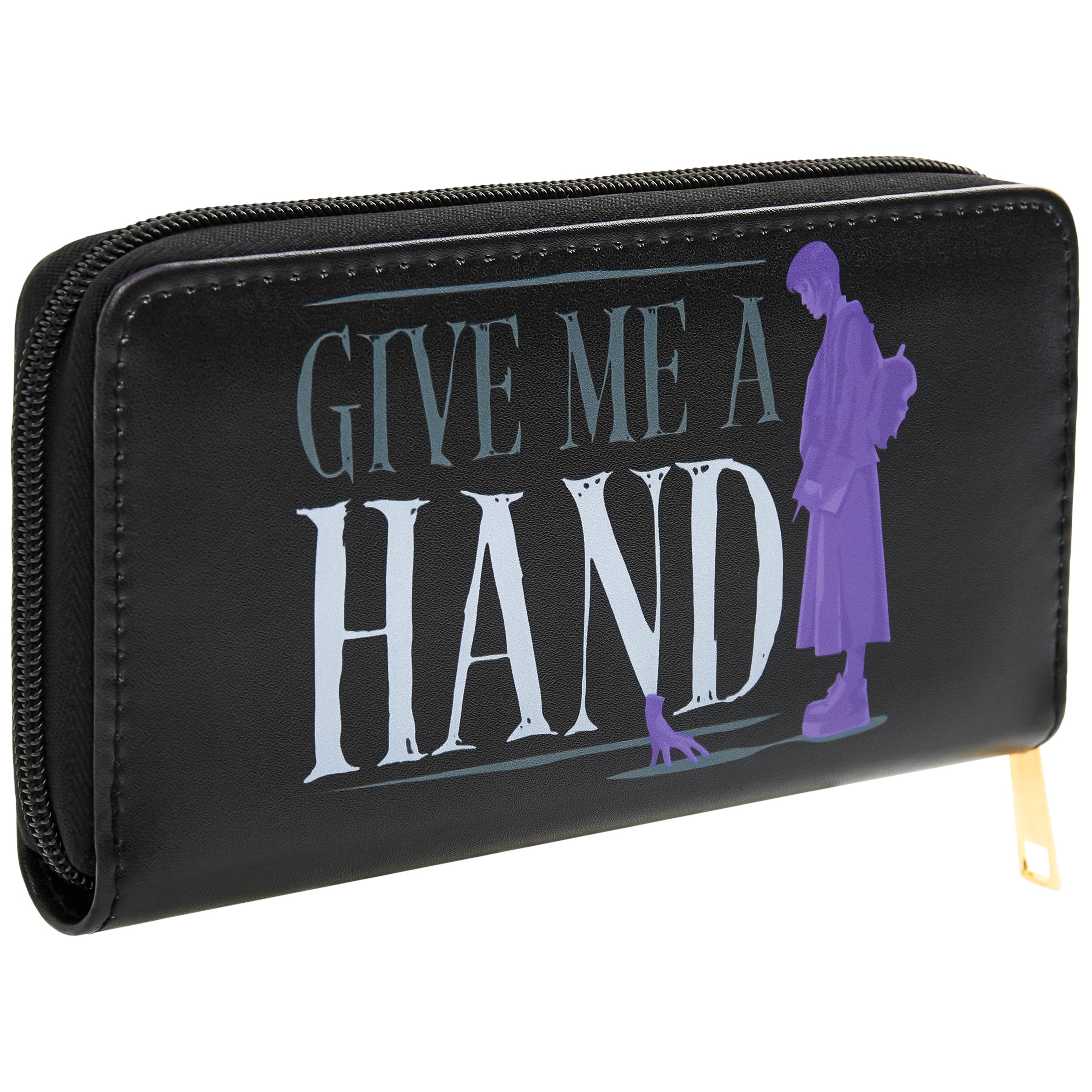 wednesday-portefeuille-femme-zip-noir-cartes image 1