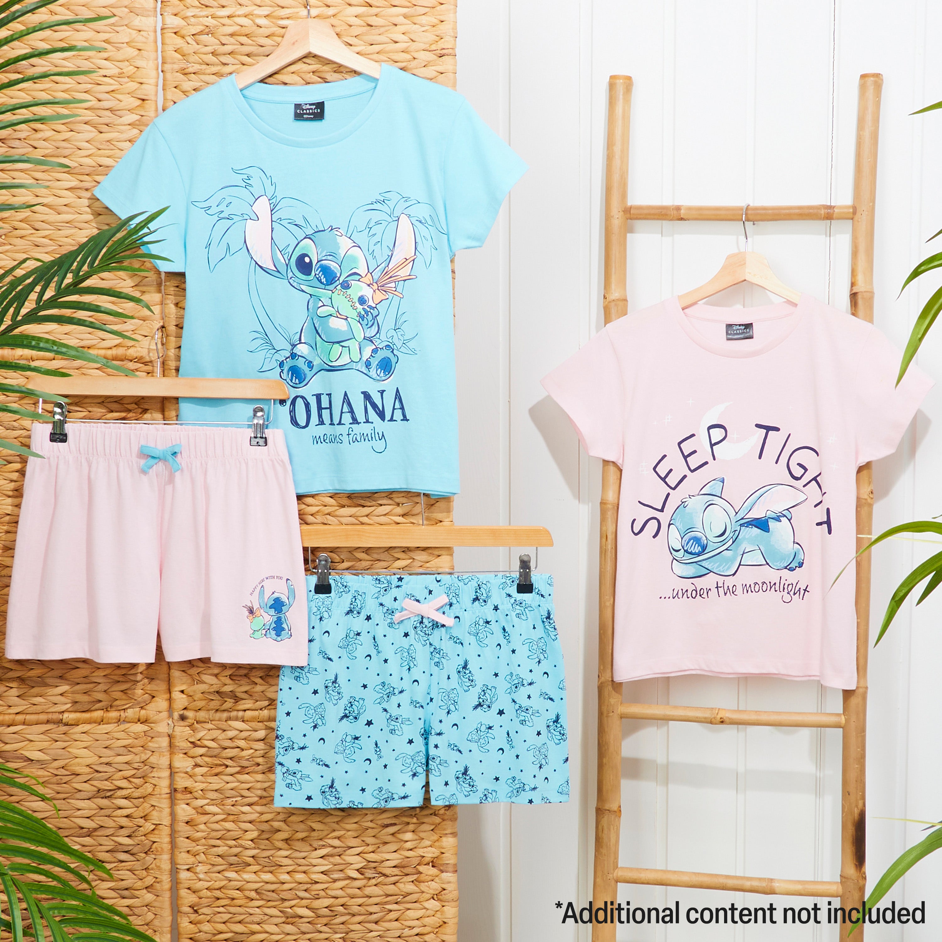 disney-stitch-pyjama-short-femme-coton-lot-de-2 image 2
