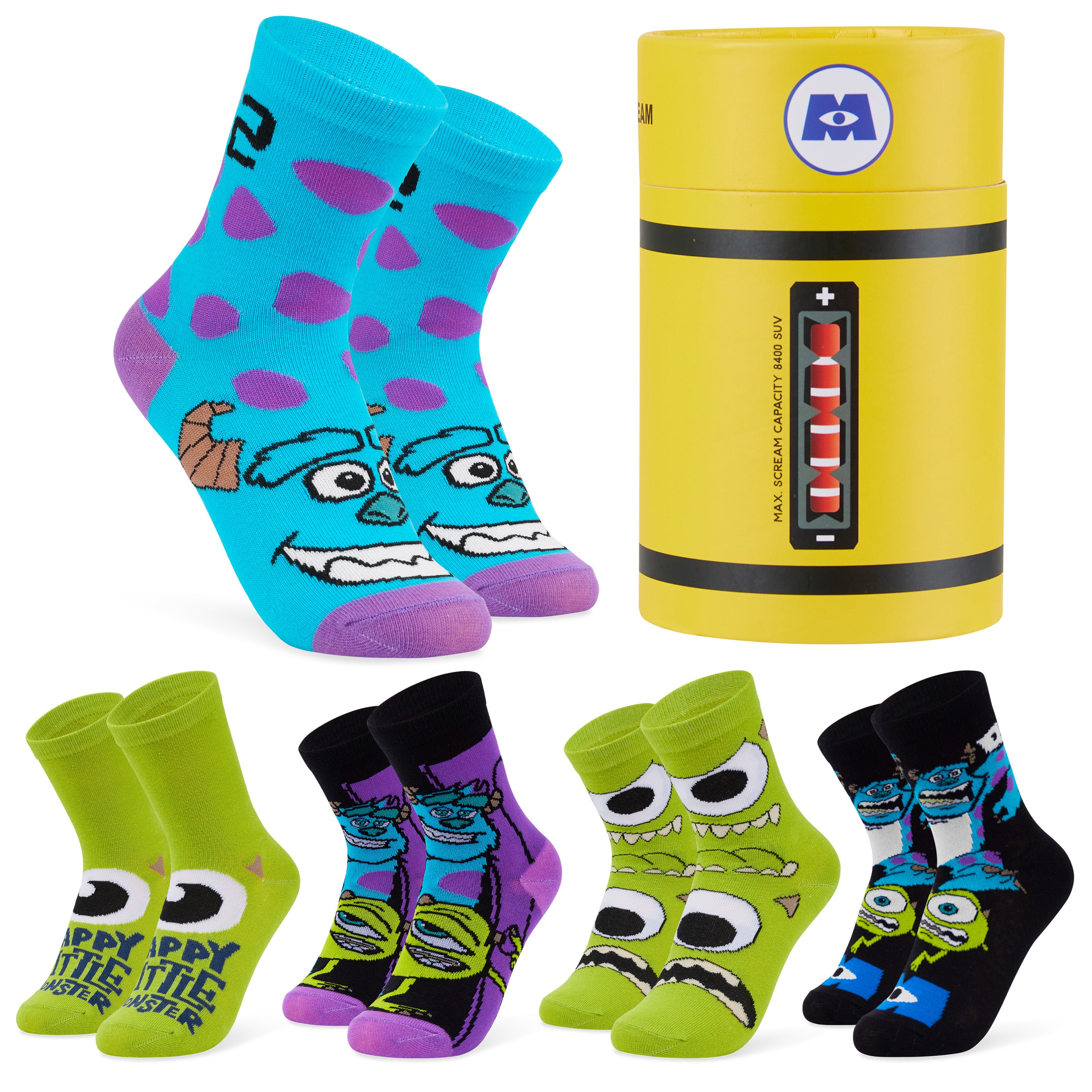 get-trend-boys-chaussettes-gar-on-monsters-inc-lot-5-paires image 1
