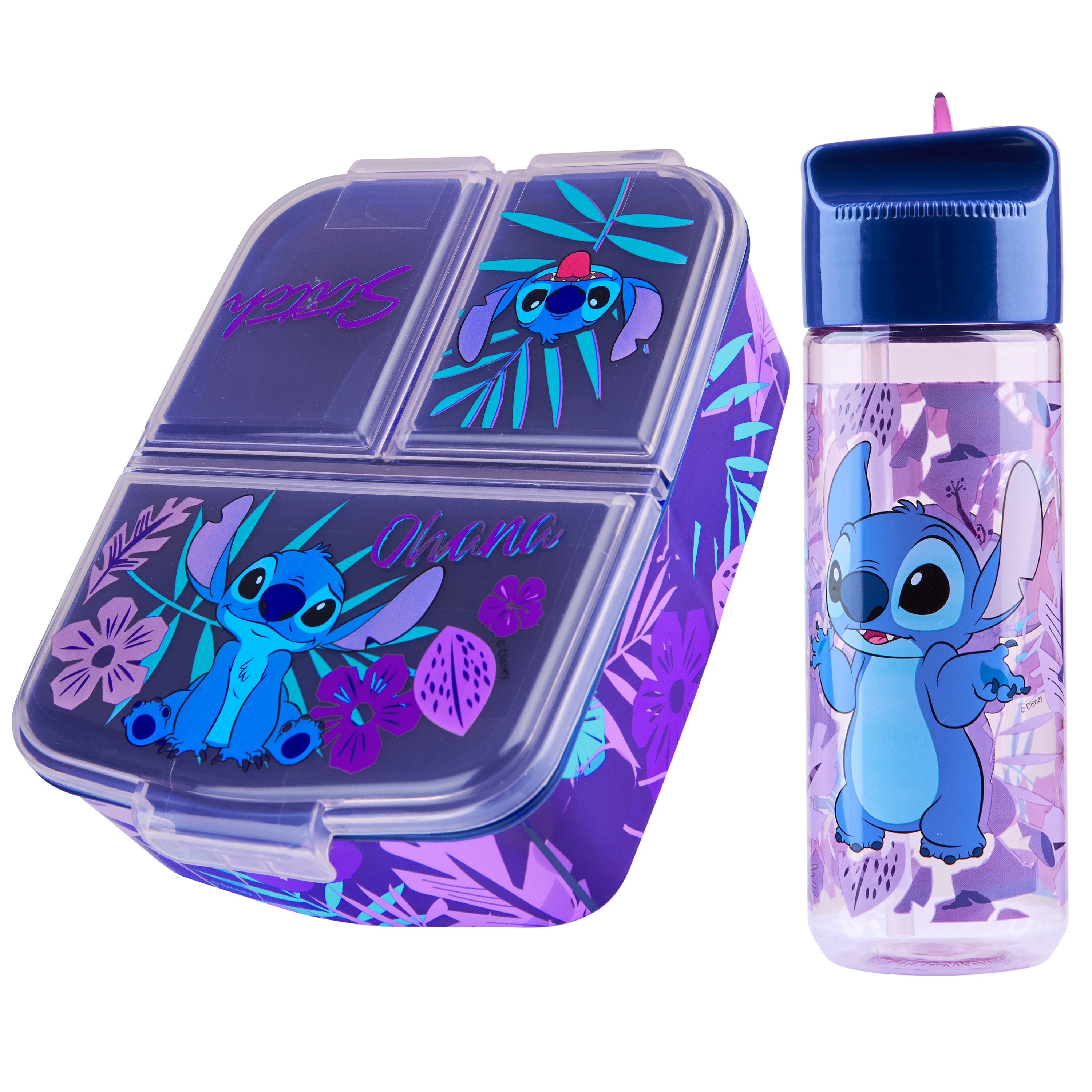 get-trend-stitch-lunch-box-gourde-enfant-bleu-violet image 1