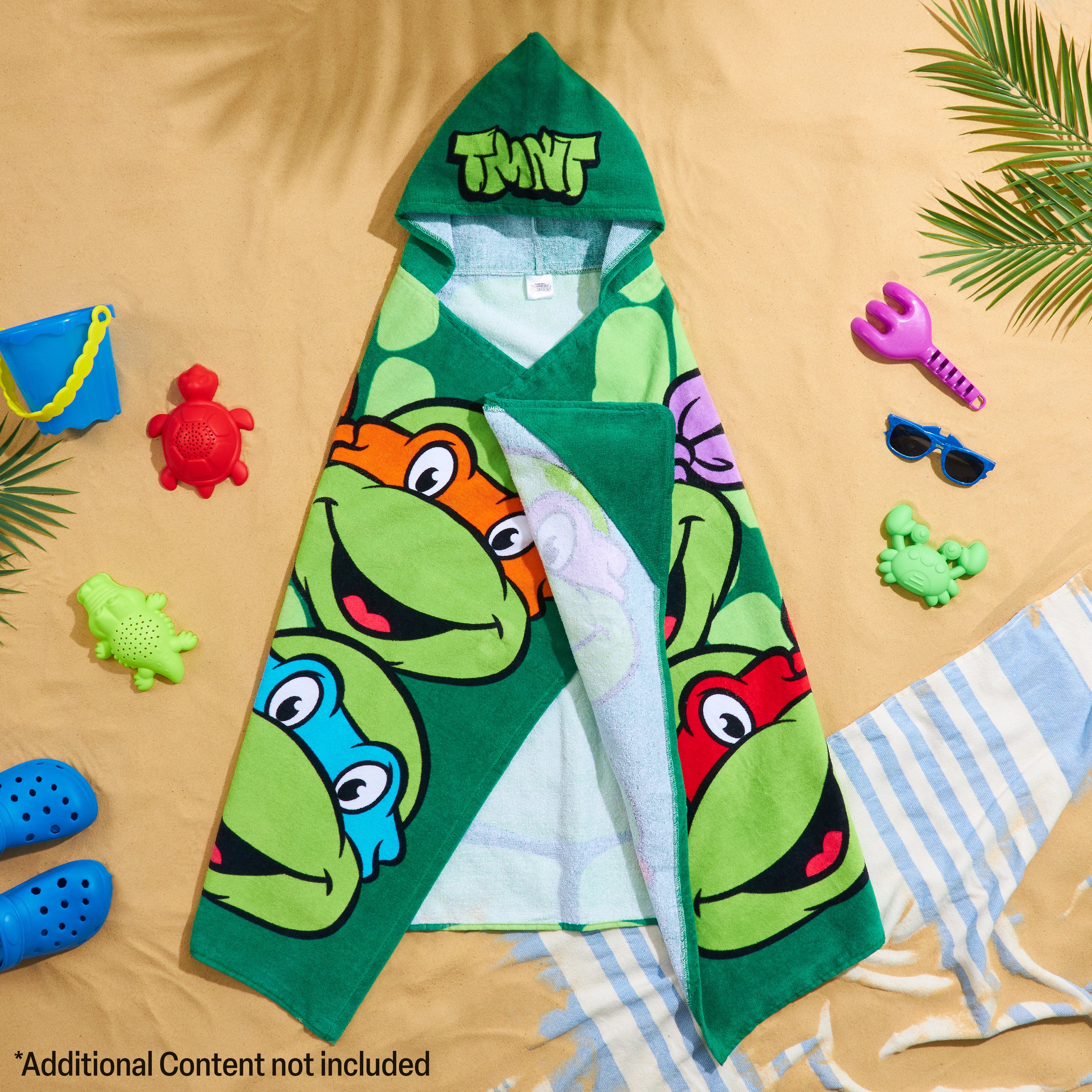 tortues-ninja-serviette-poncho-enfant-capuche-2-6-ans image 5