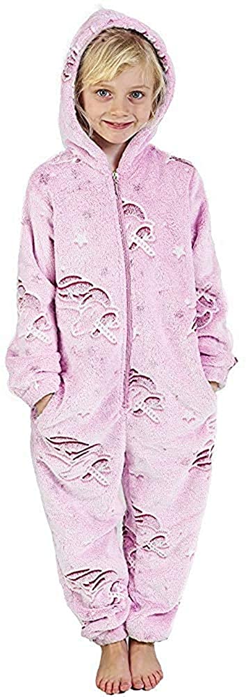 citycomfort-onesie-fille-licorne-phosphorescent-polaire image 1