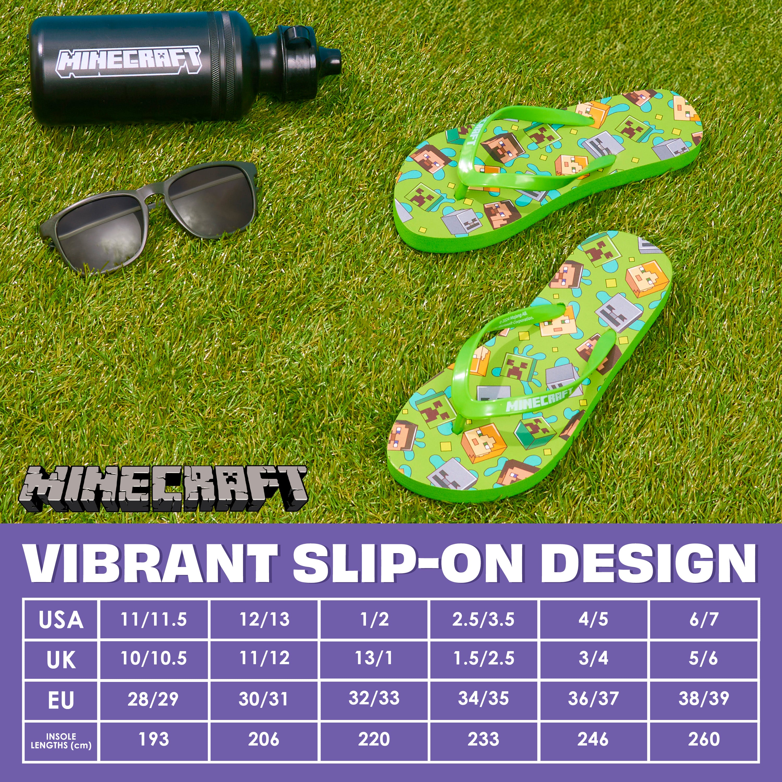 minecraft-claquettes-gar-on-slides-piscine-plage-creeper-3-4 image 6