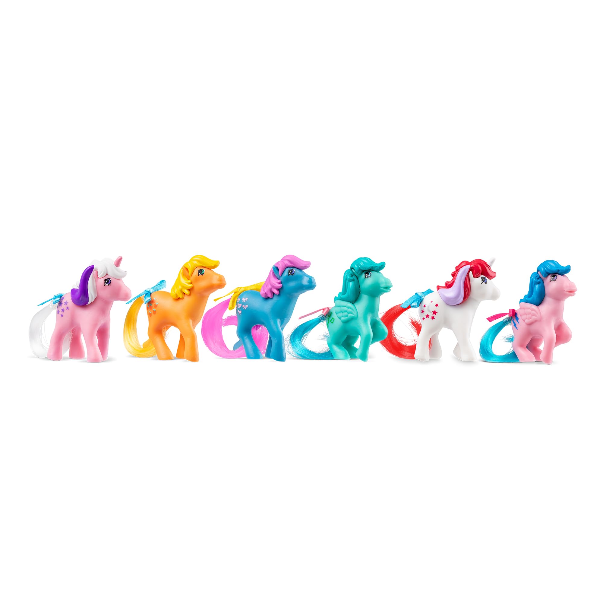my-little-pony-classics-coffret-6-figurines-poney-r-tro-5-cm-40-ans image 5