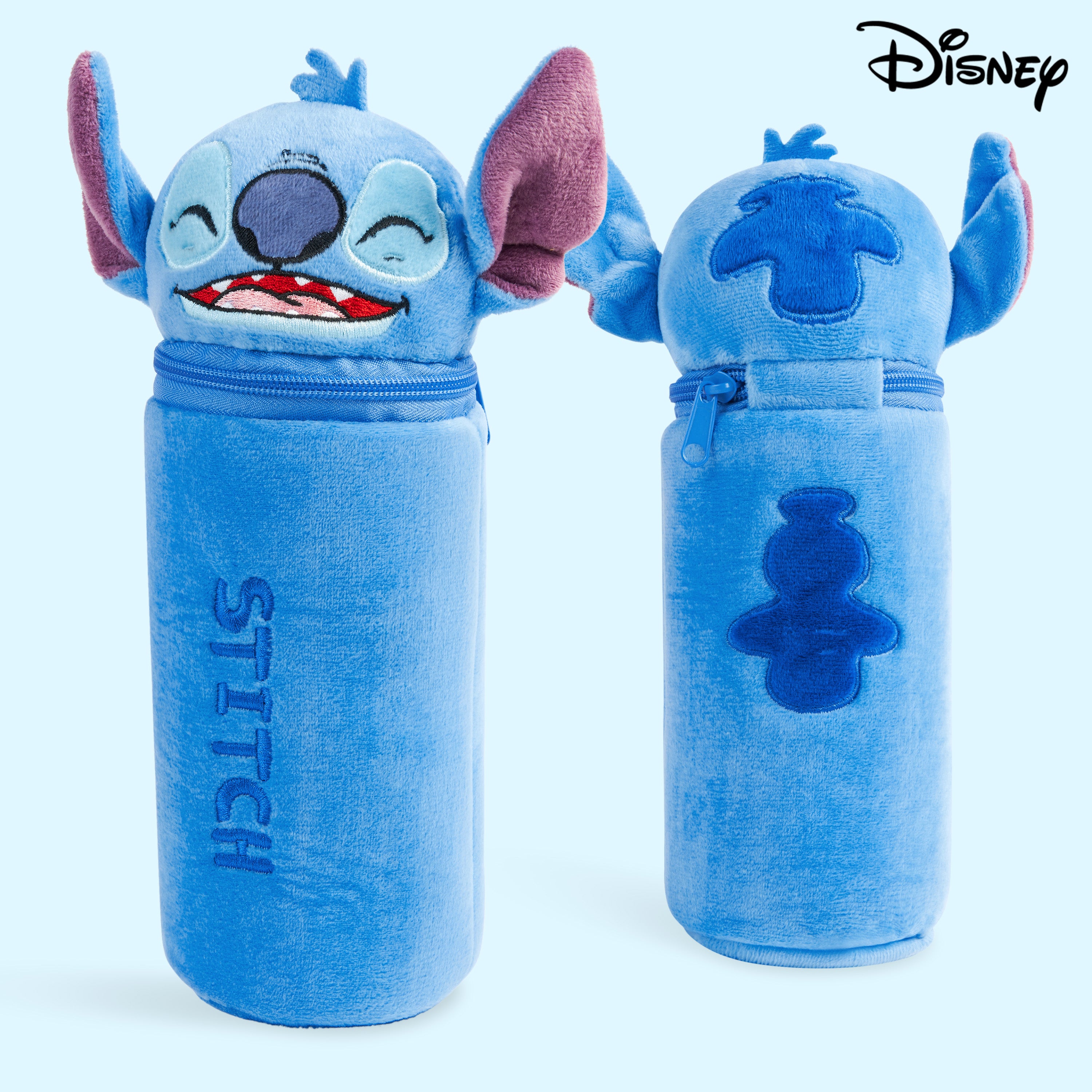 get-trend-school-supplies-stitch-trousse-garnie-48-crayons-bleue image 5
