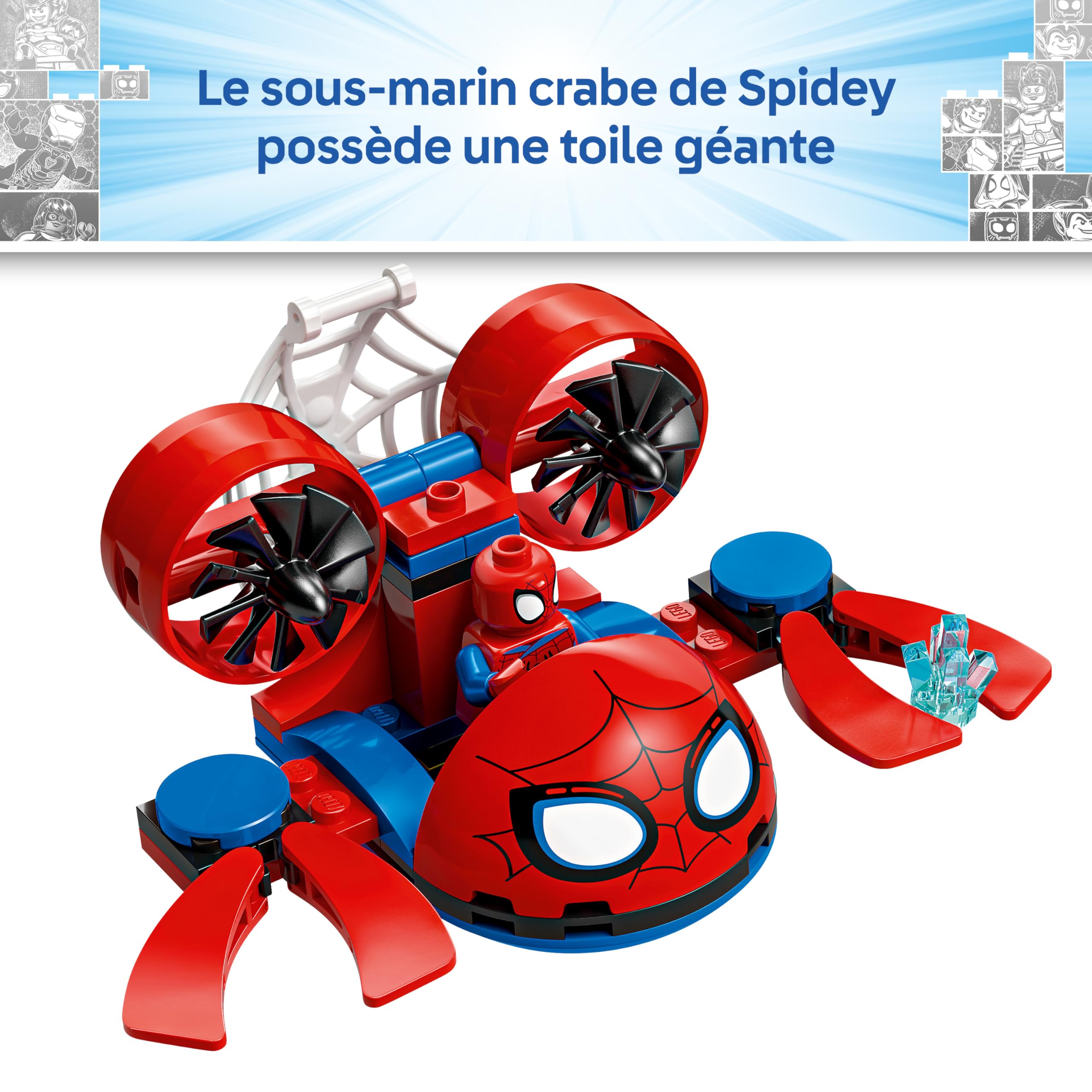 lego-marvel-spidey-11207-v-hicules-sous-marins-jeu-construction-4-ans image 6
