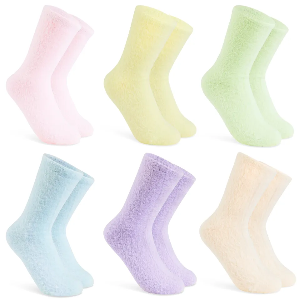 citycomfort-chaussettes-pilou-femme-x6-multicolore image 1