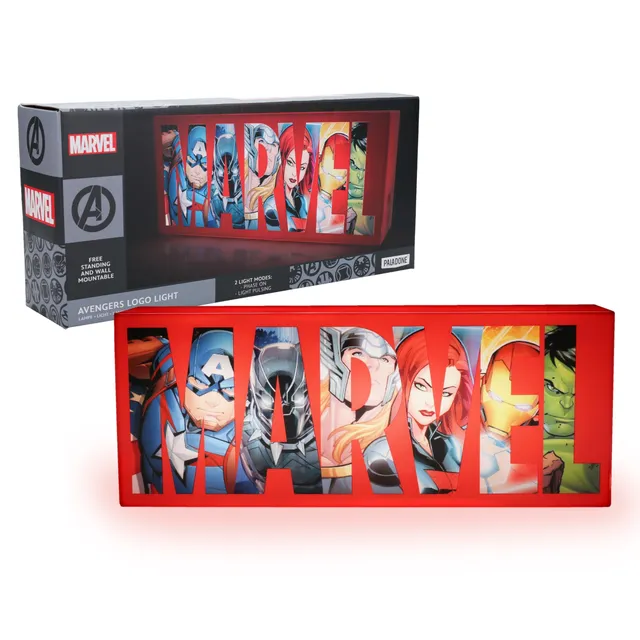 marvel-avengers-lampe-logo-lumineux-usb-piles-30-cm image 1