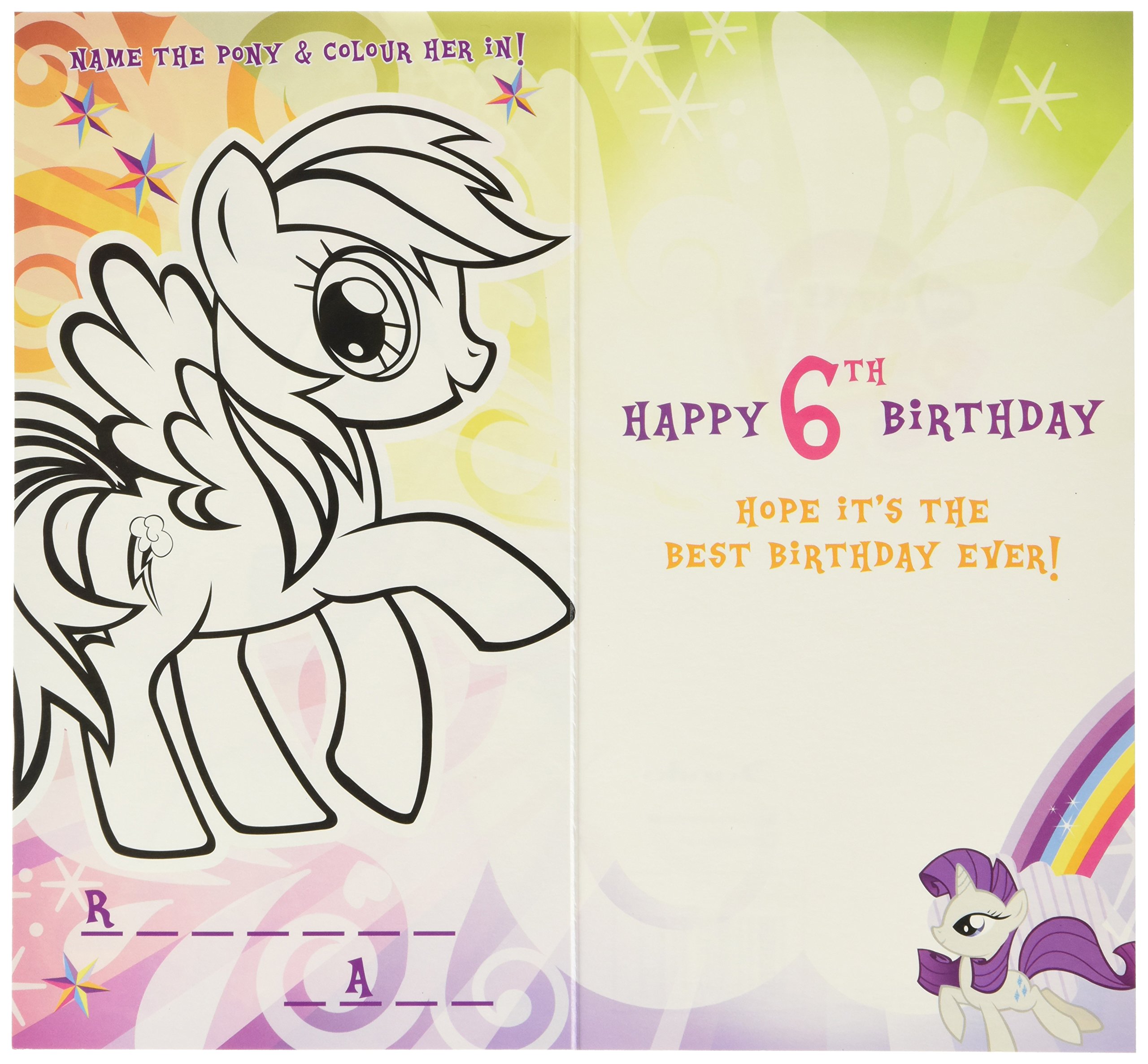 my-little-pony-6-ans-carte-de-voeux-anniversaire image 3