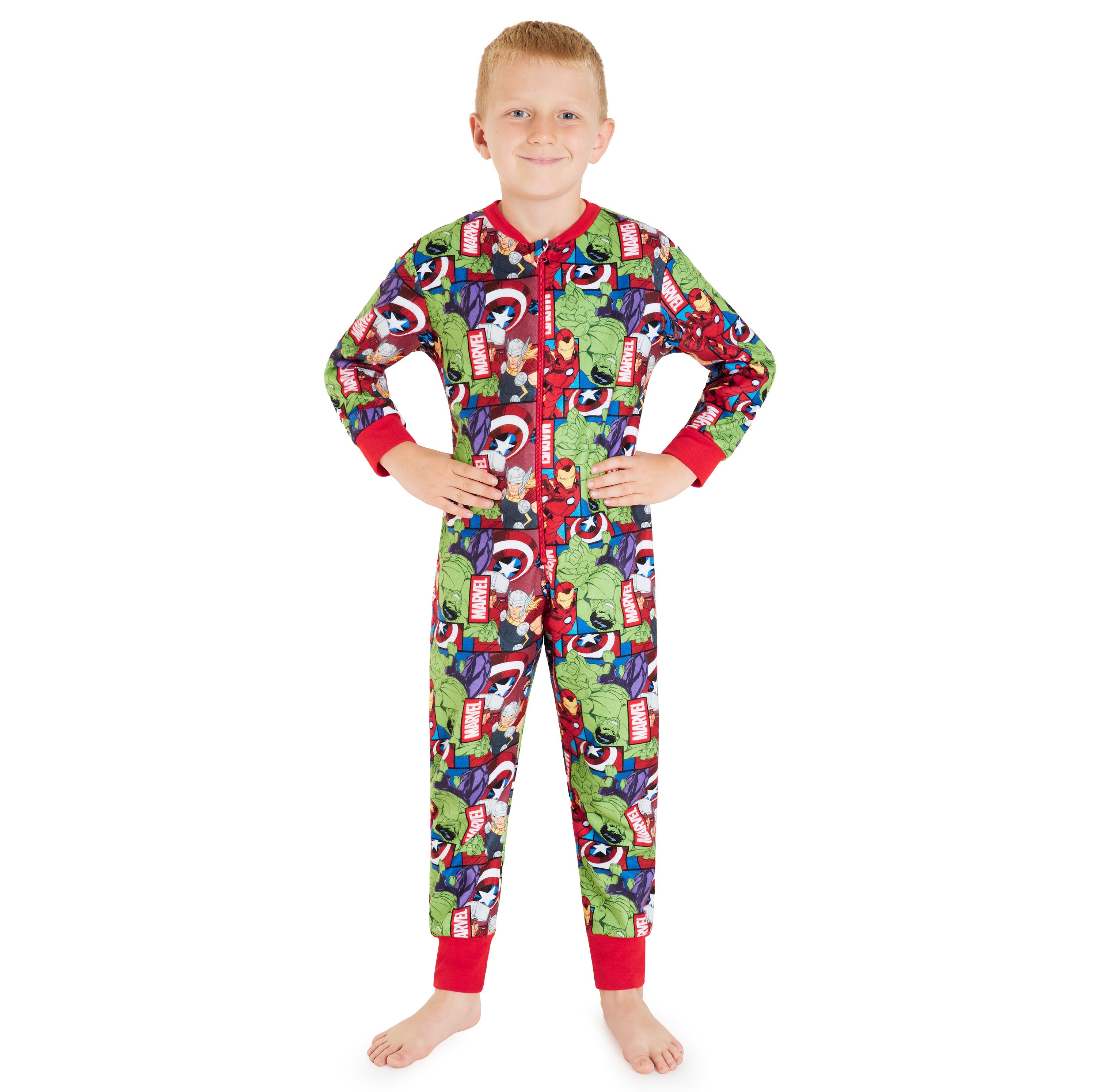 marvel-avengers-grenouill-re-polaire-gar-on-7-8-ans-capuche image 1