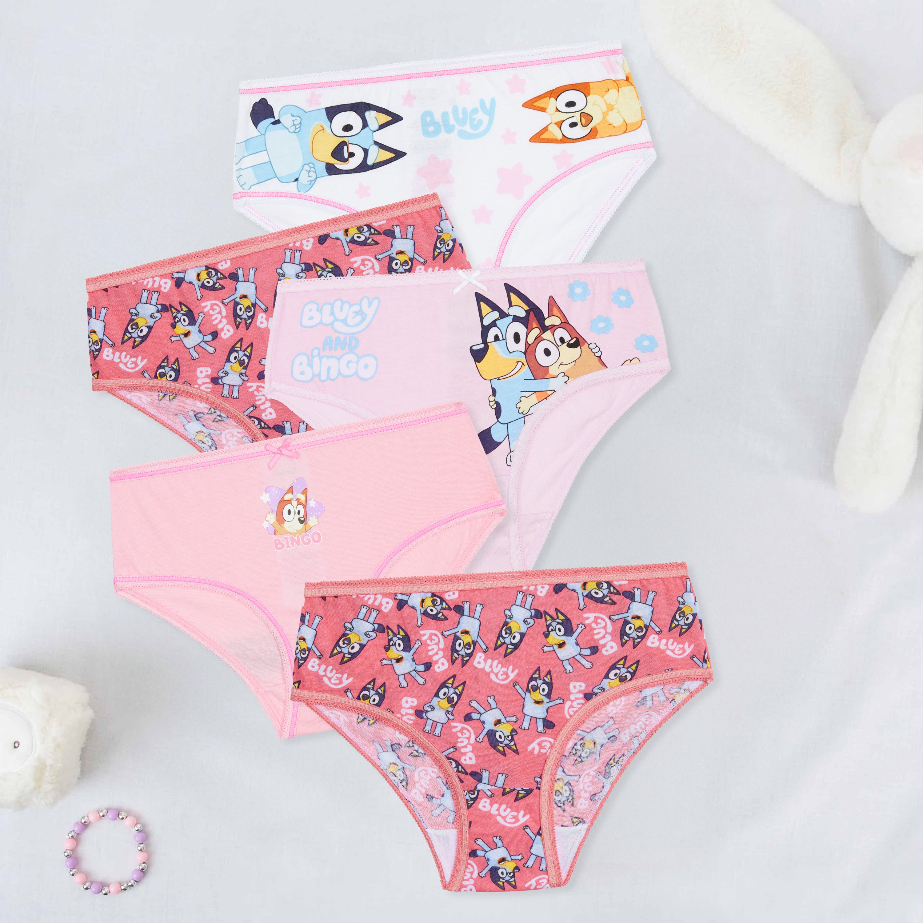 bluey-culottes-fille-coton-lot-de-5-motifs image 5