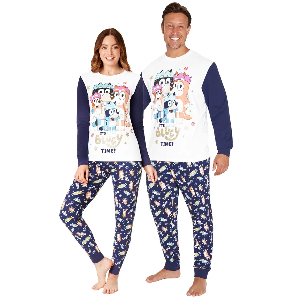 bluey-pyjama-no-l-assorti-femme-coton-manche-longue-s-xl image 1