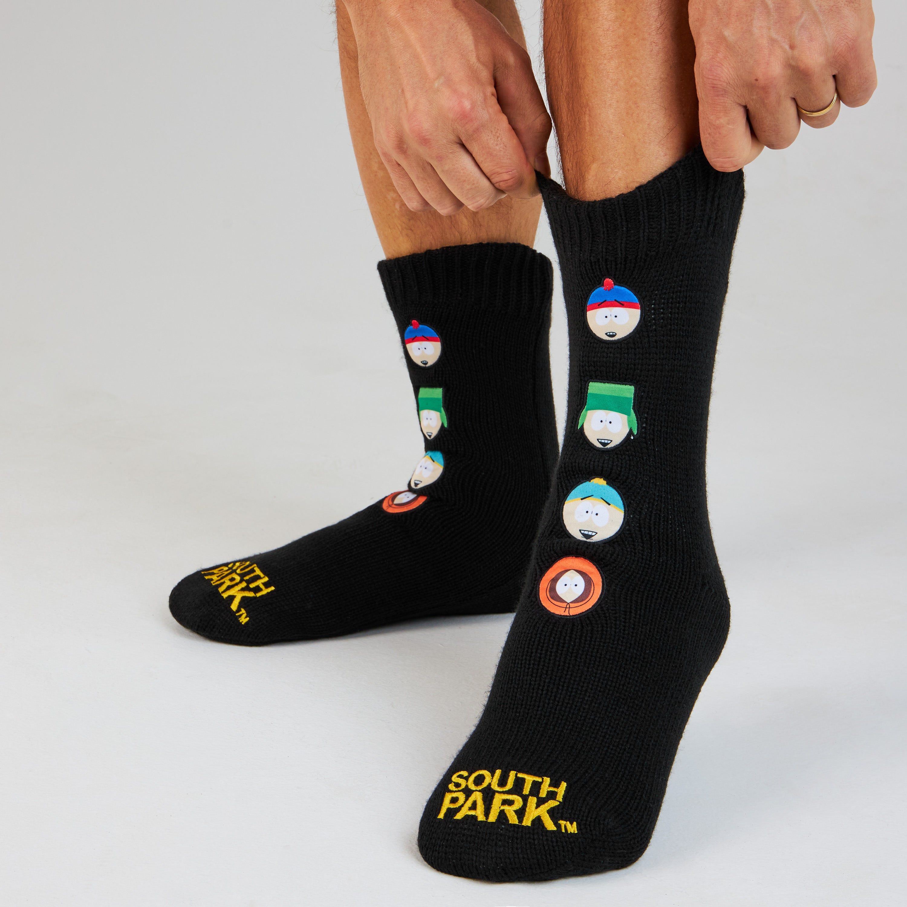 get-trend-men-chaussettes-chaussons-south-park-homme-pilou-antid-rapantes image 3