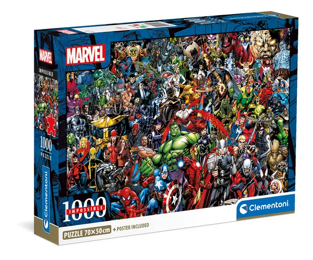 marvel-puzzles-clementoni-puzzle-1000-pi-ces-70x50-cm image 1