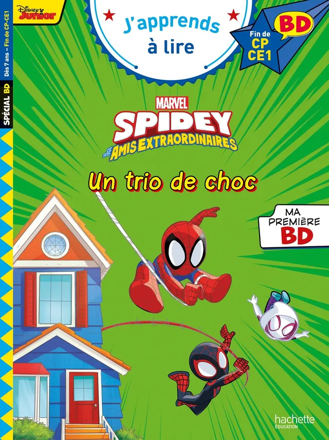 spidey-trio-de-choc-bd-fin-cp-ce1-livre-marvel-disney image 1