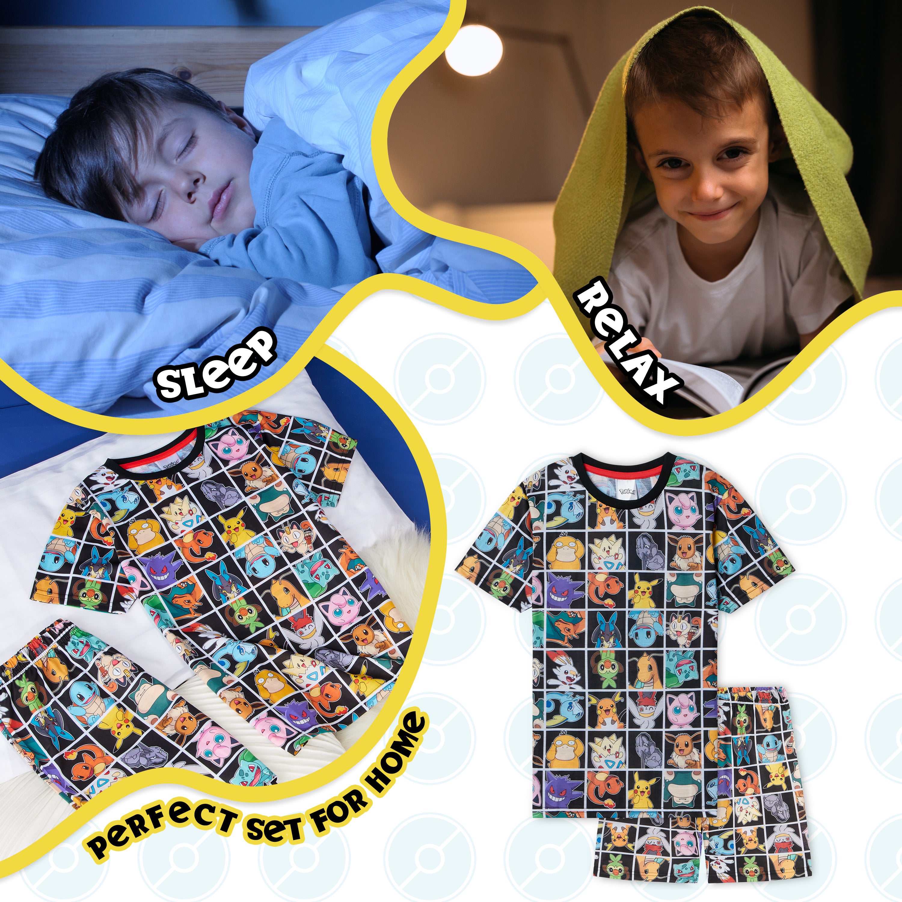 pok-mon-boys-pyjama-gar-on-t-shirt-short-t image 5