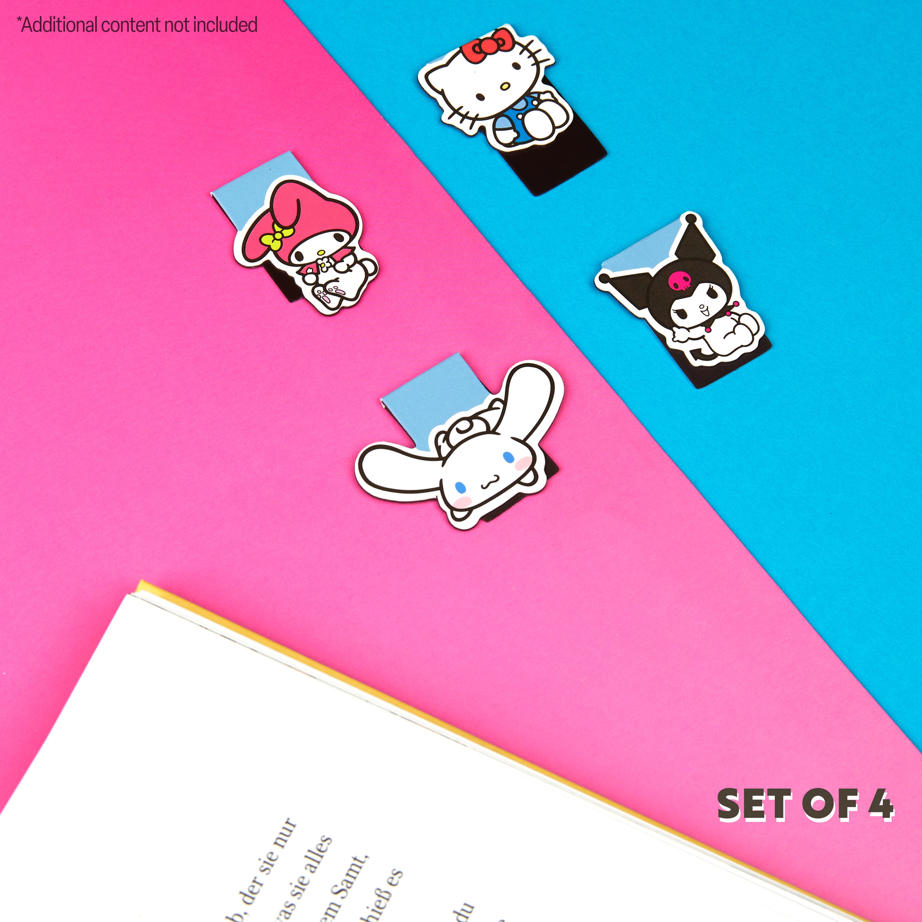 hello-kitty-marque-pages-magn-tiques-lot-4-kawaii image 2